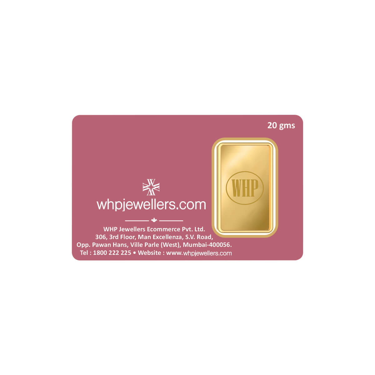 WHP 24KT (999) 20 gm gold Coin