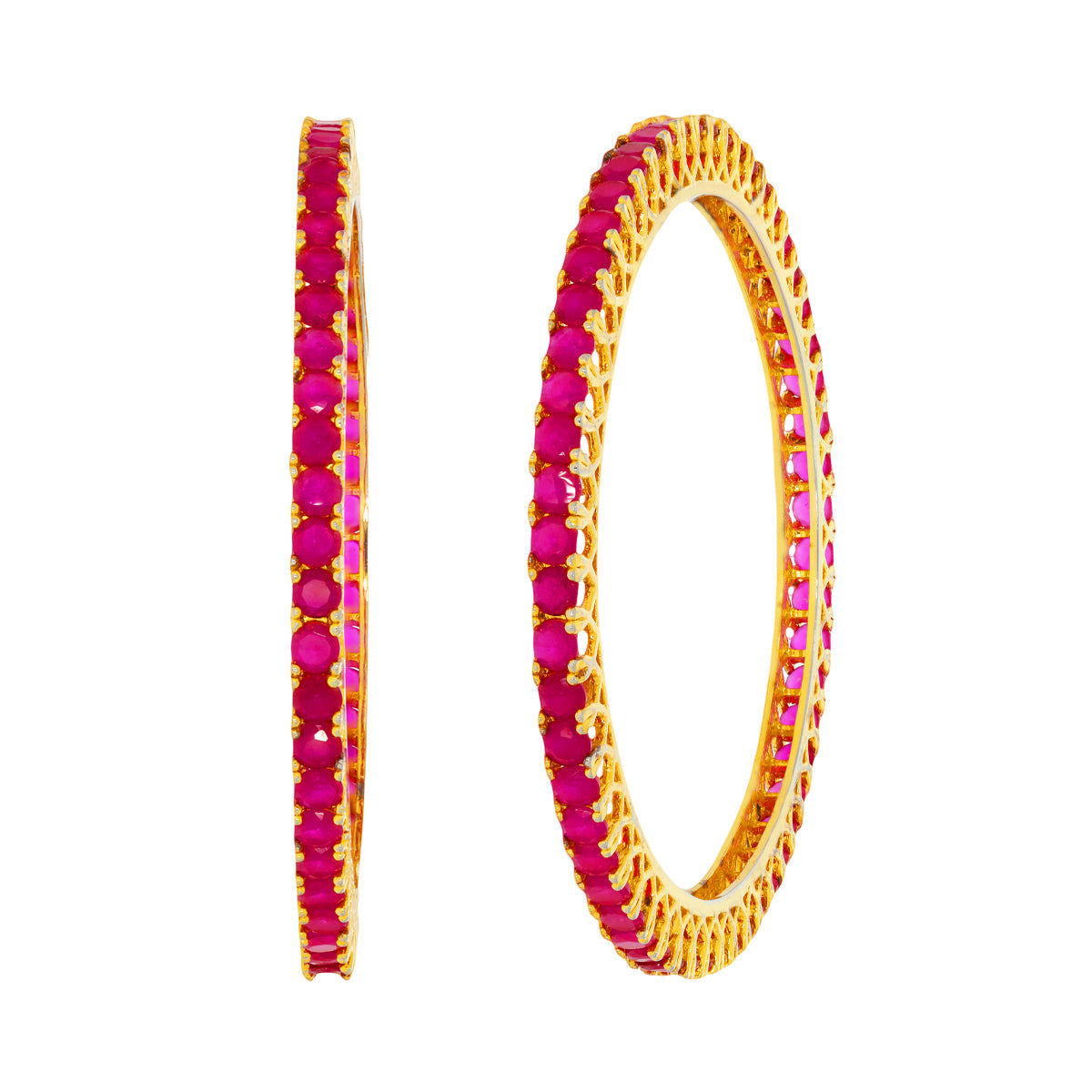 Entrancing Ruby Bangle