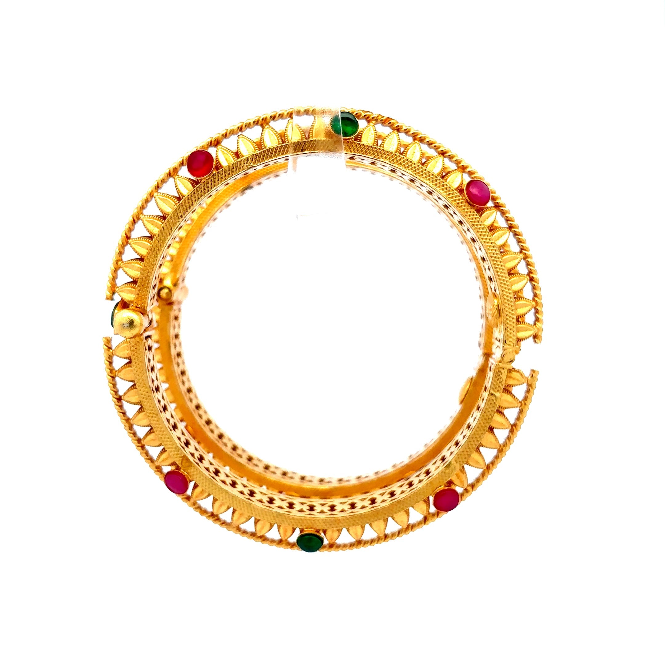 Royal Stone Gold Plated Bangles
