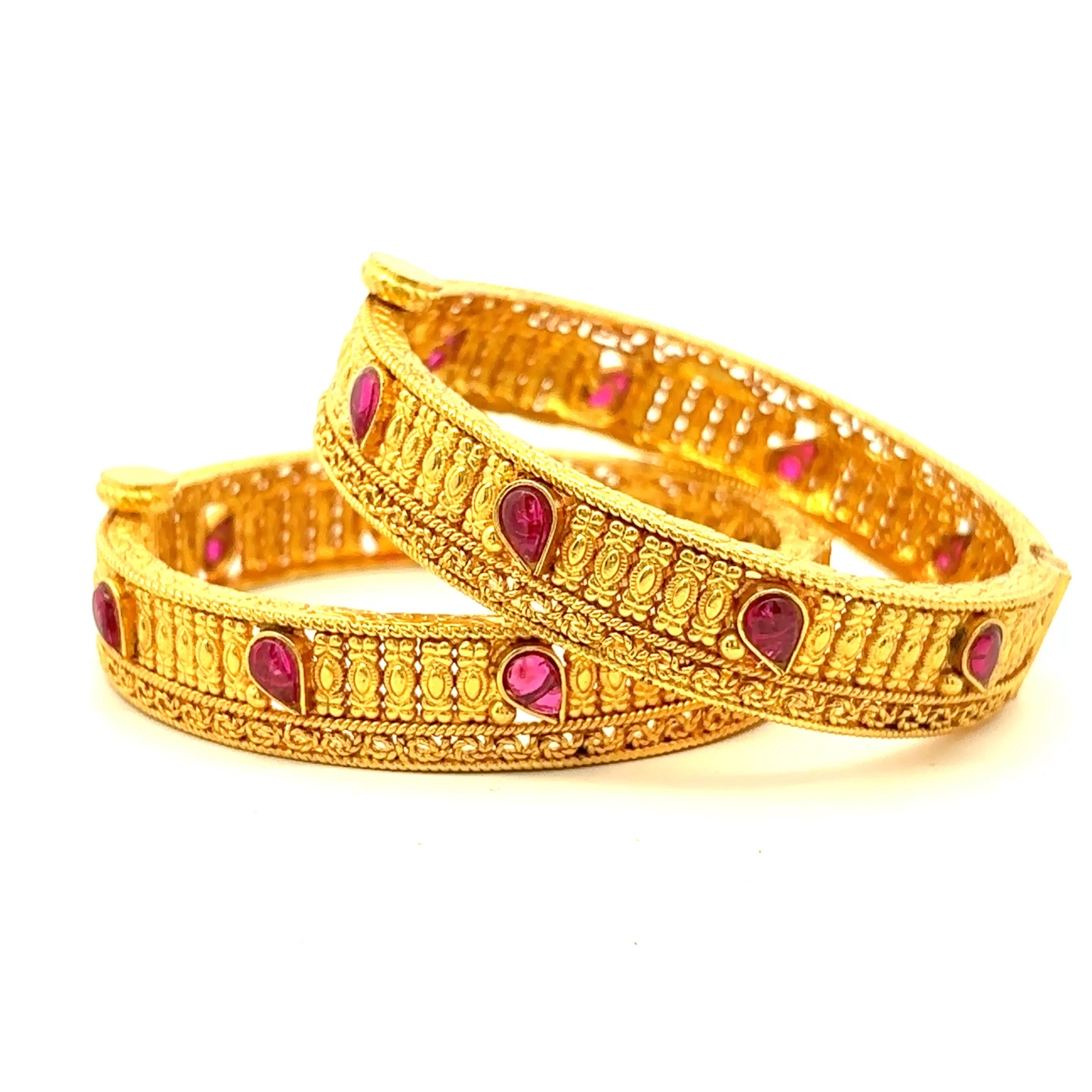 Gold Plated Bangles