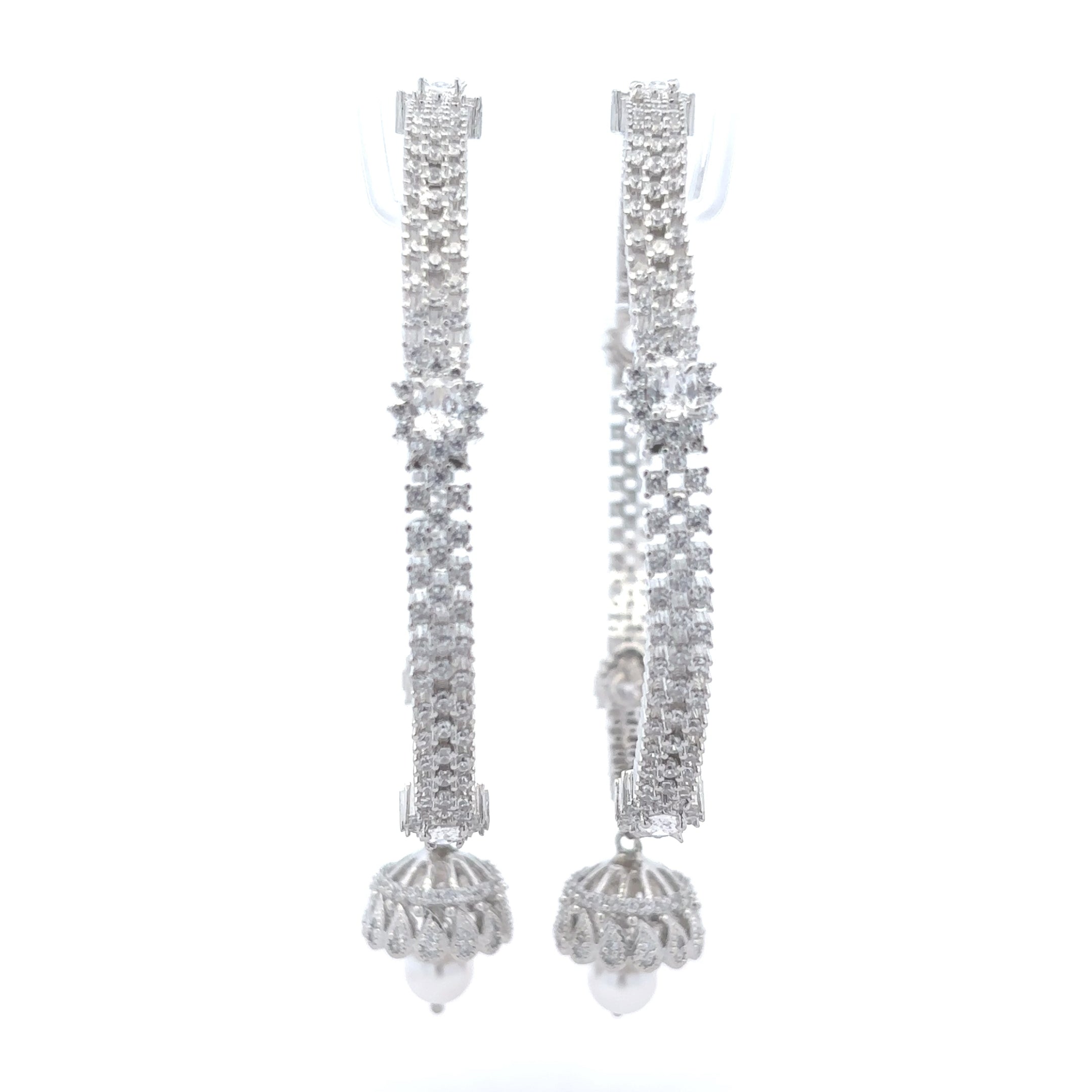 Silver Grace Statement Bangles