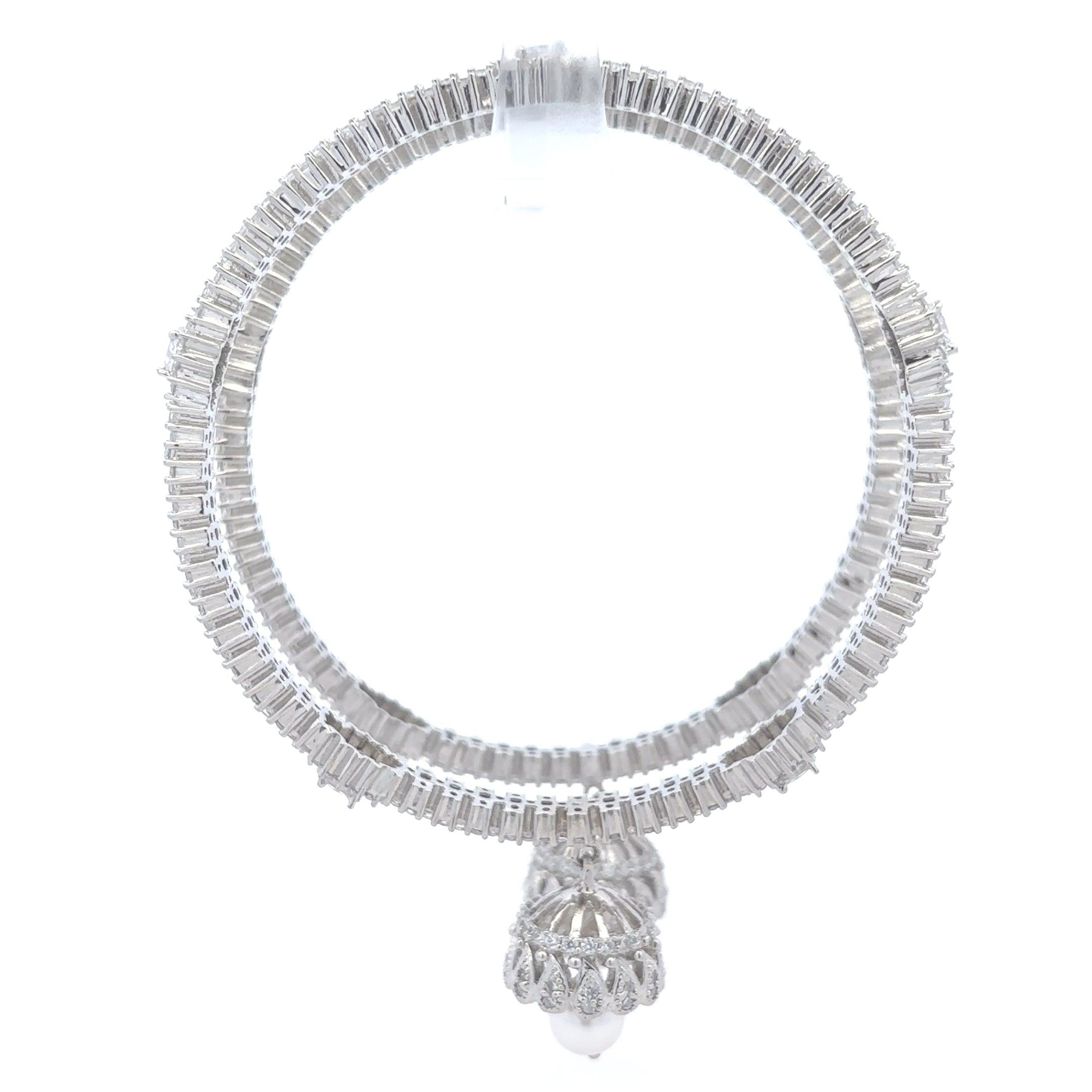 Silver Grace Statement Bangles