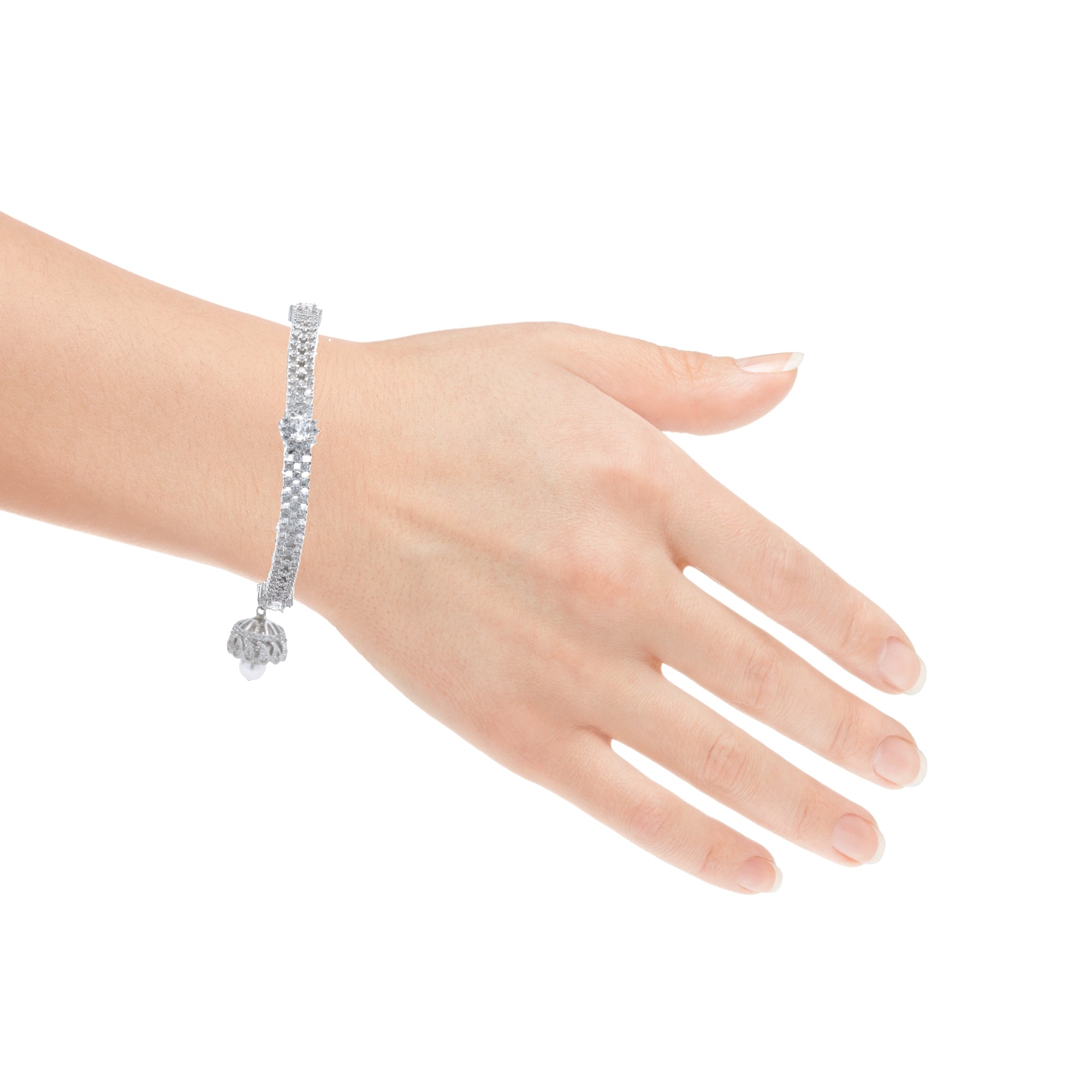 Silver Grace Statement Bangles
