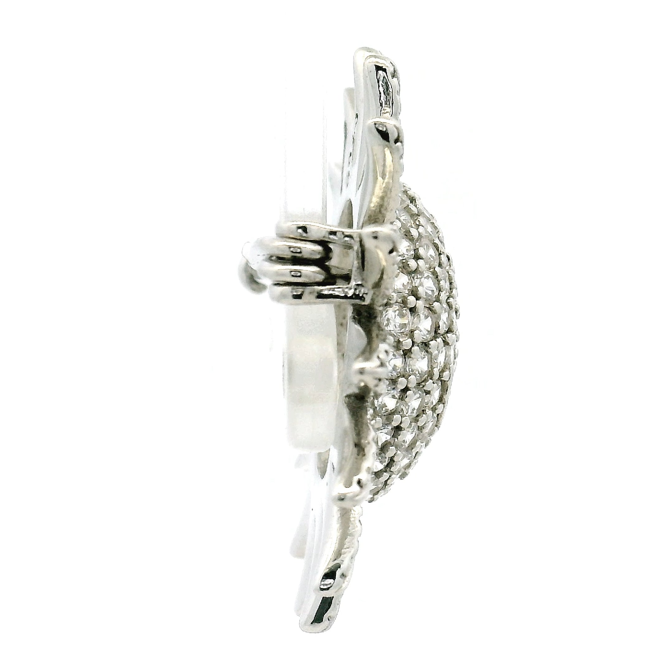 Timeless Crystal Sunburst Pin