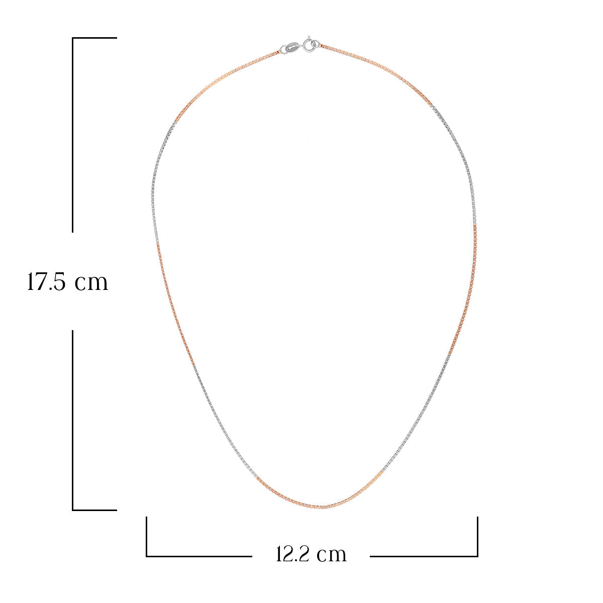 Elegant Two Tone Chain