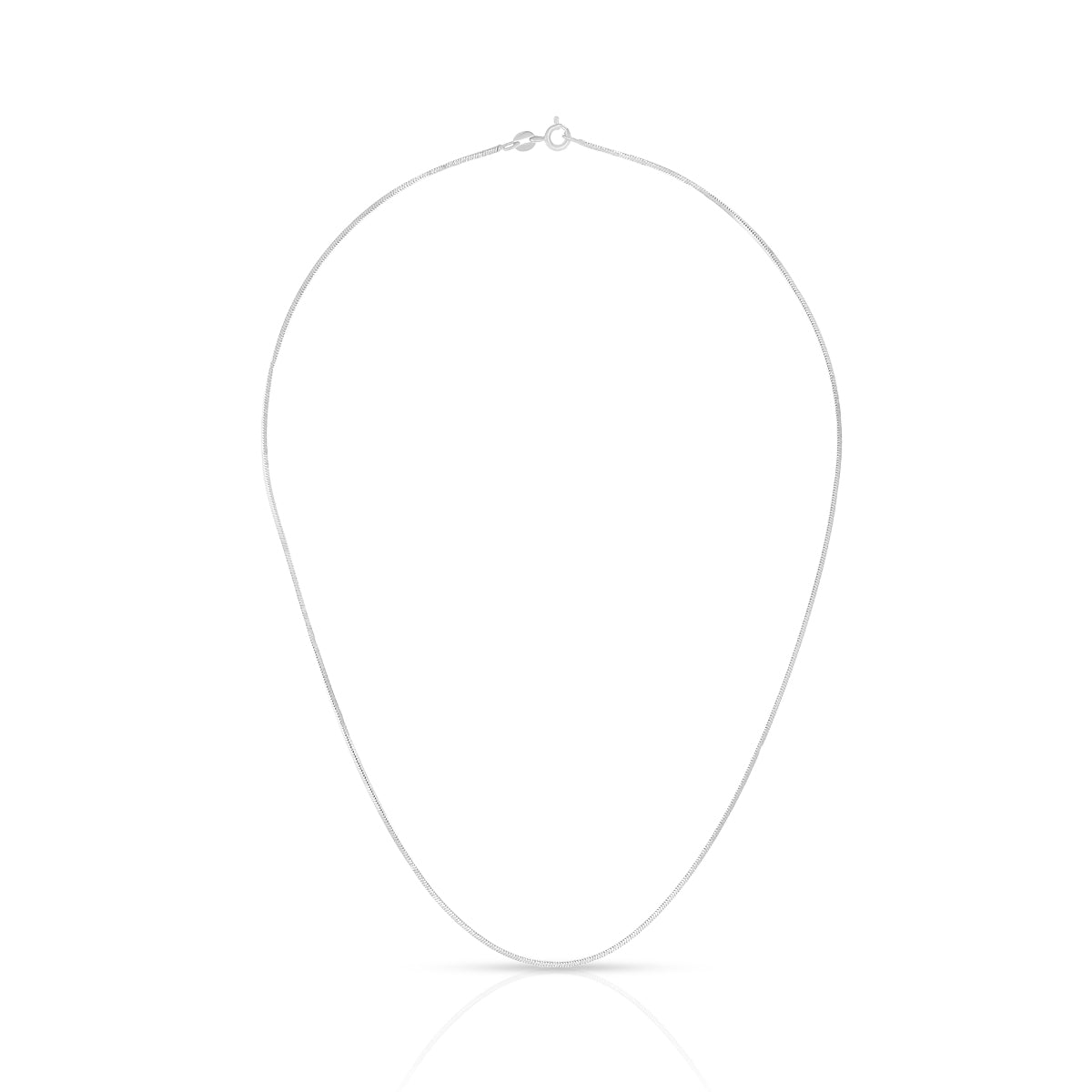 Lightweight White Gold Chain