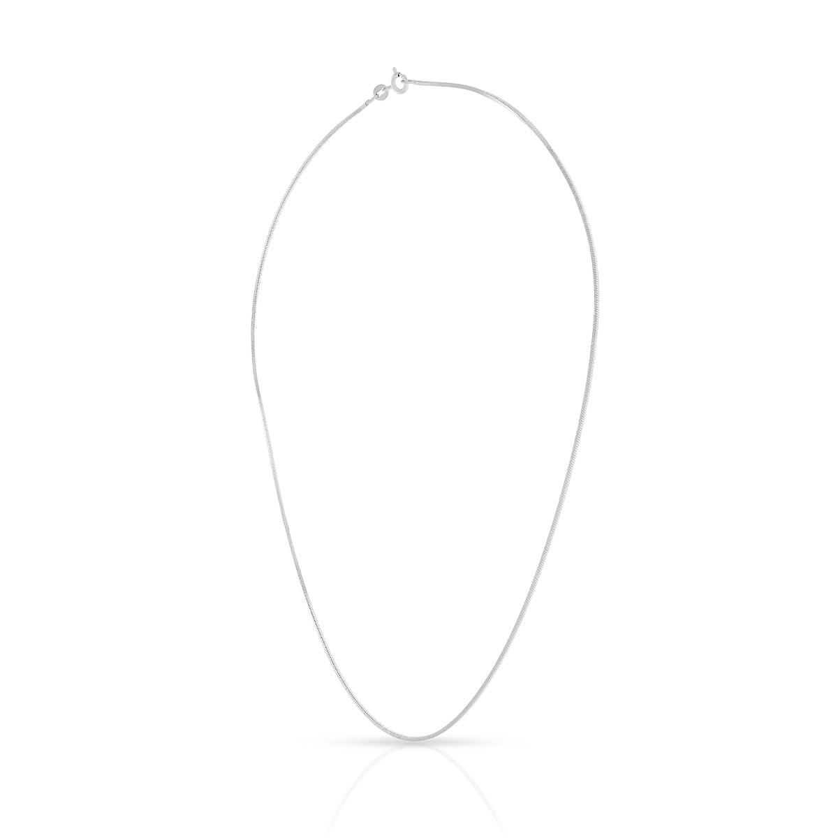 Lightweight White Gold Chain