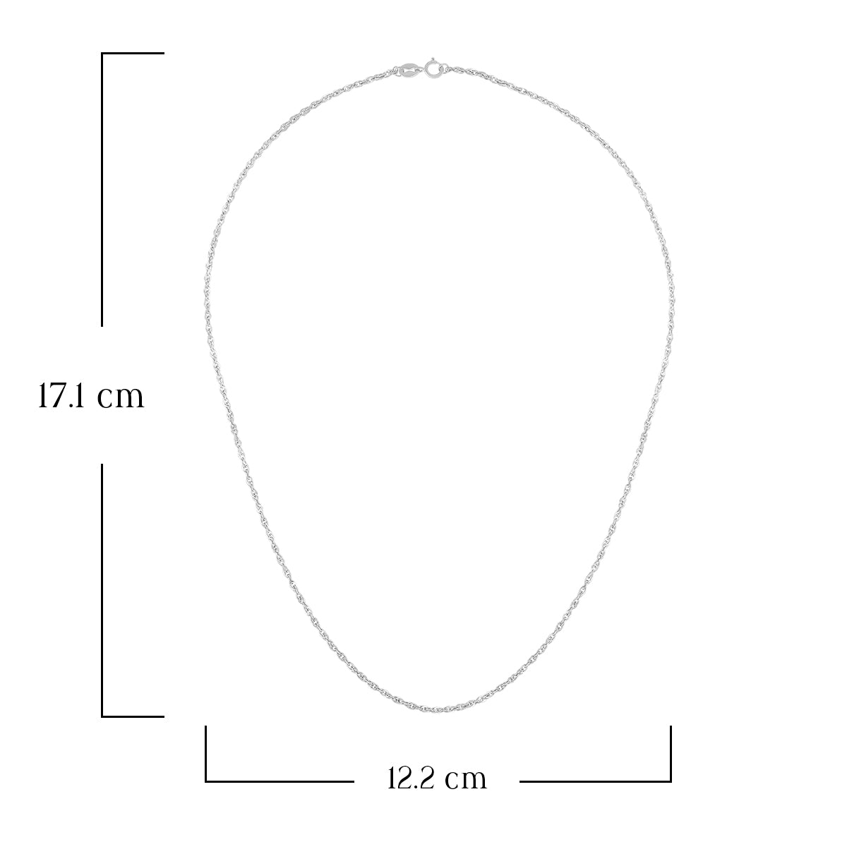 Stylish Twisted Link Chain