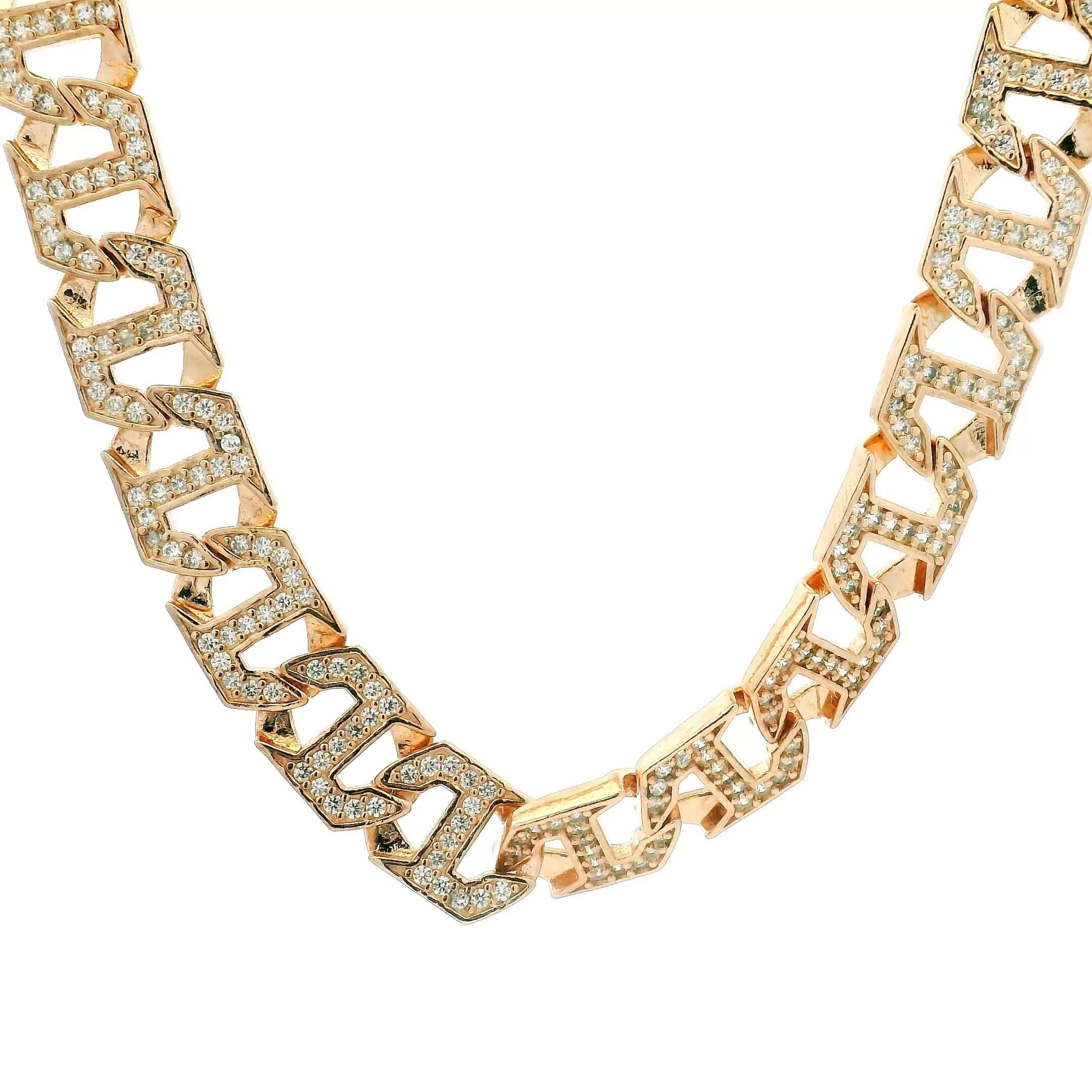 Macho Glaze Silver Chain for Men