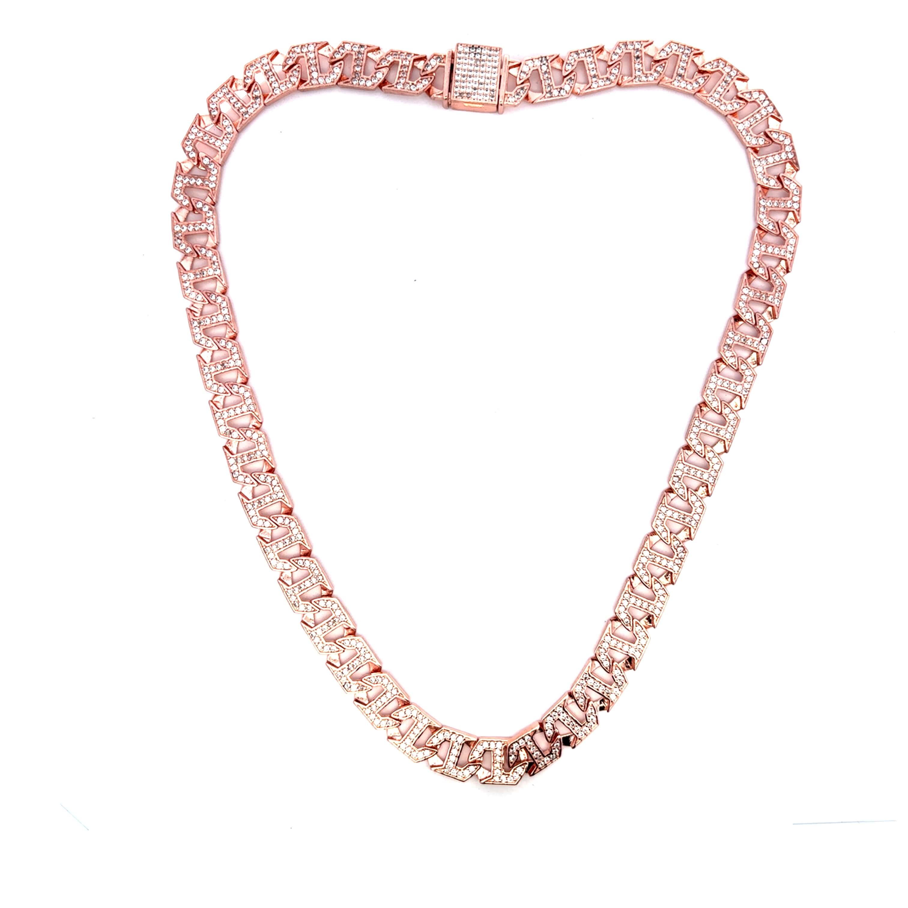 Macho Glaze Silver Chain for Men