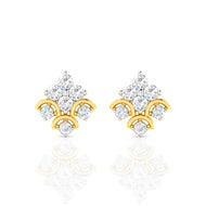 Radiant Flame 18Kt Gold Earrings