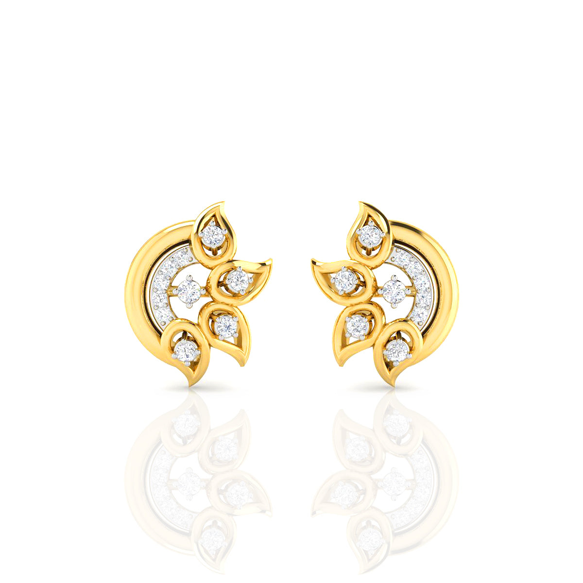 Golden Essence 18Kt Gold Earrings