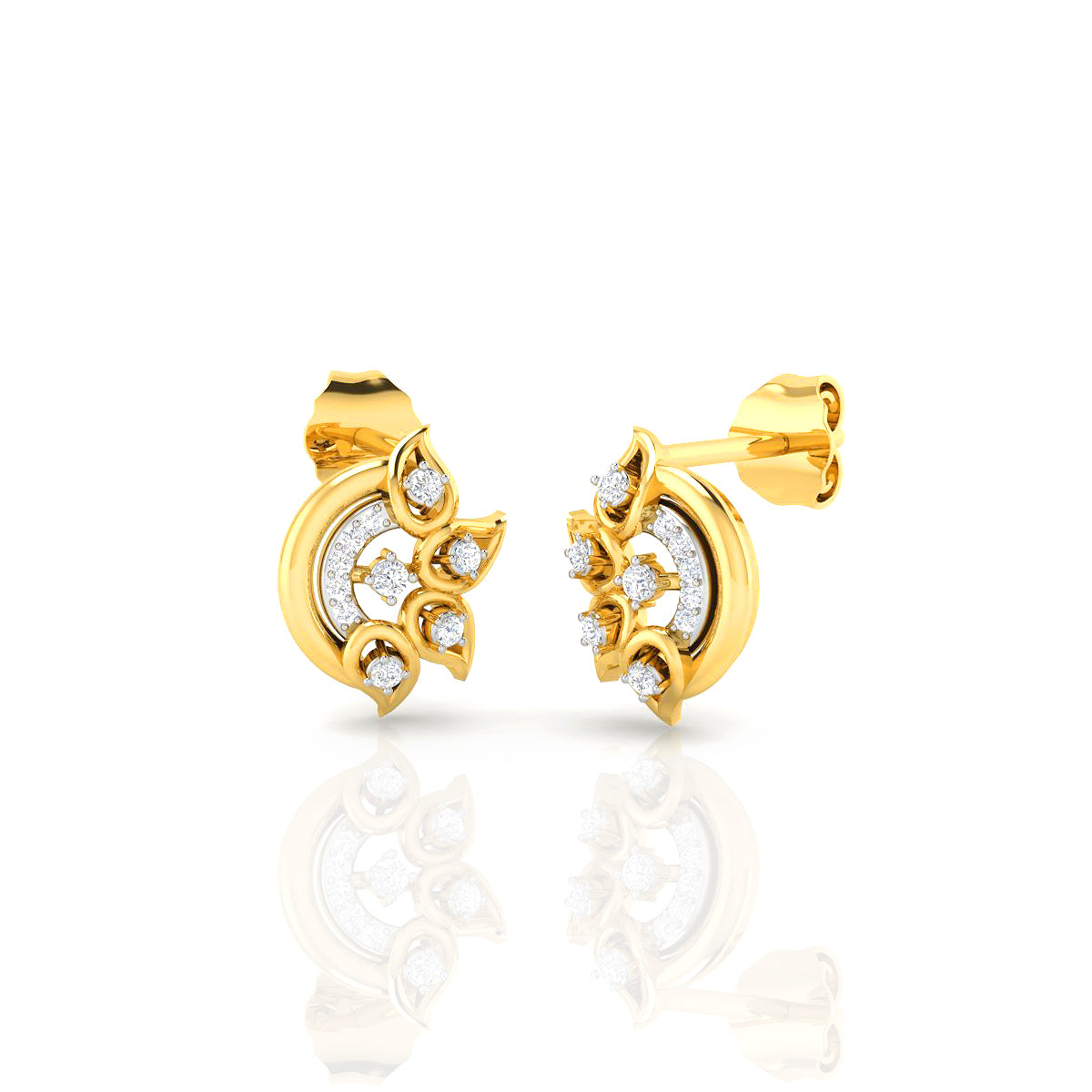 Golden Essence 18Kt Gold Earrings