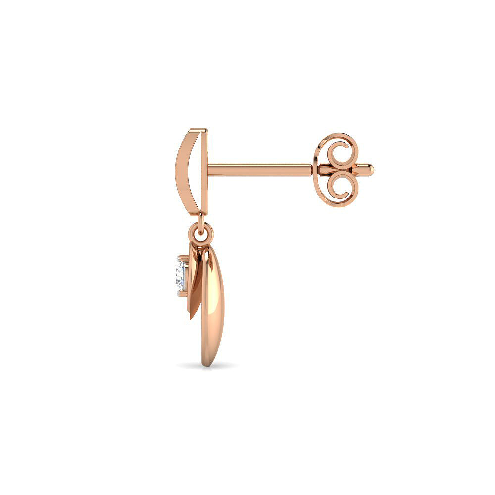 Charming Brilliance 18Kt Gold Earrings