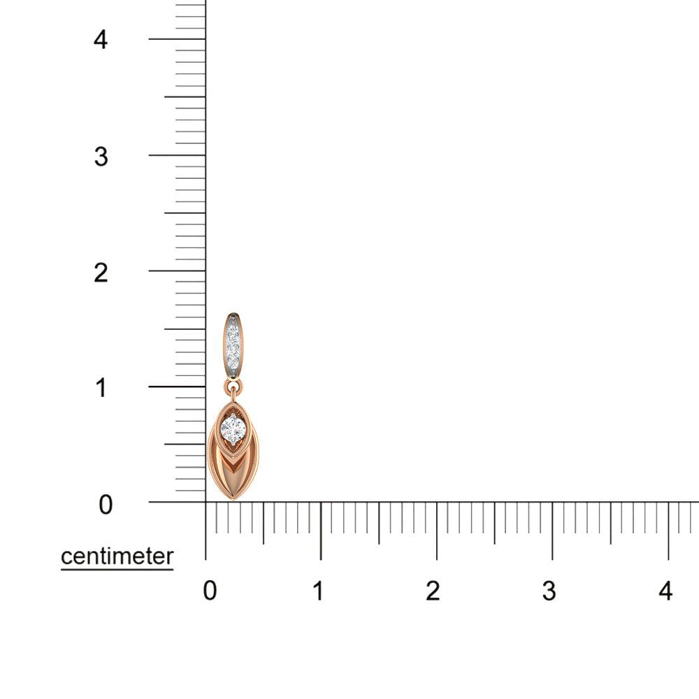 Charming Brilliance 18Kt Gold Earrings