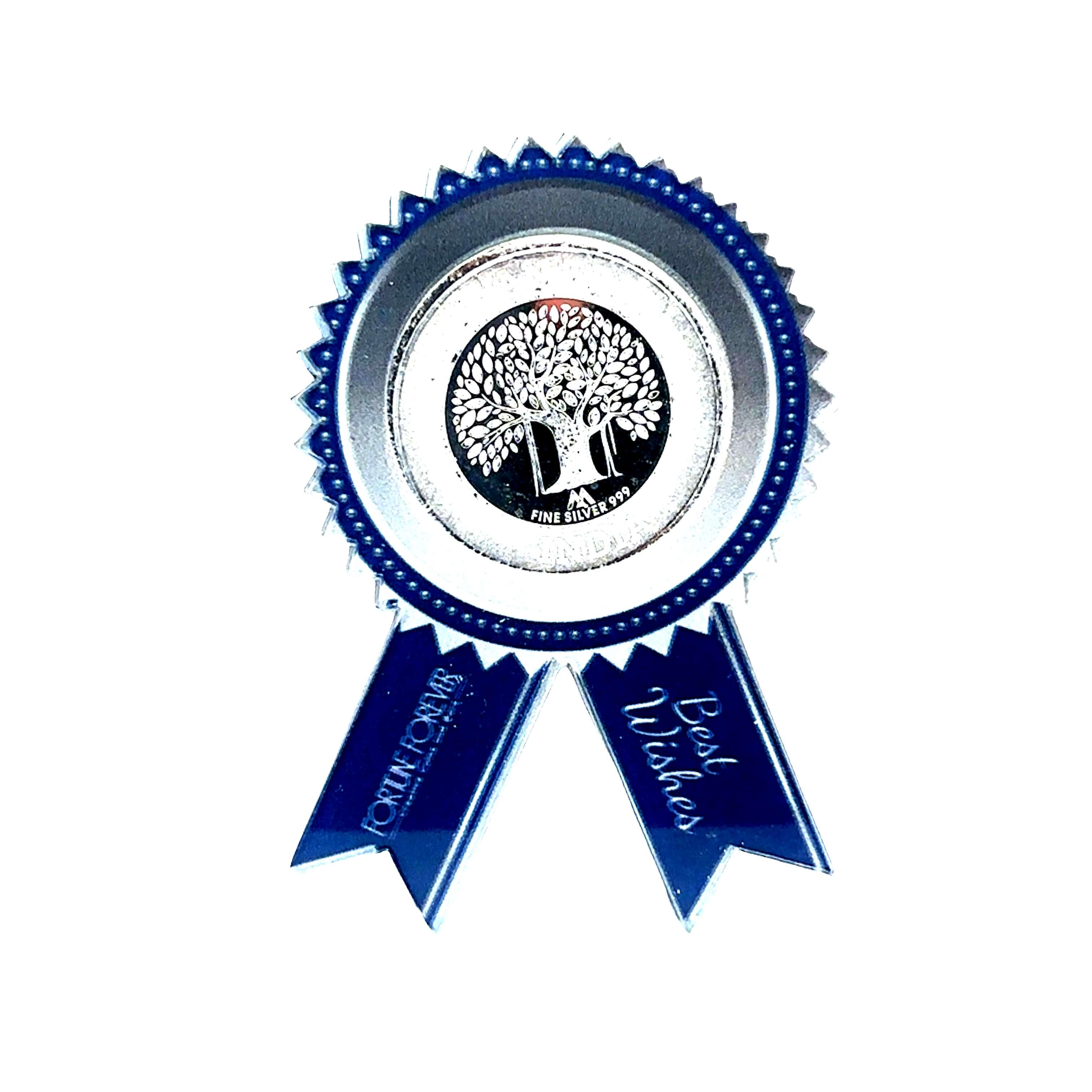 Elegant Shimmer Silver Medal