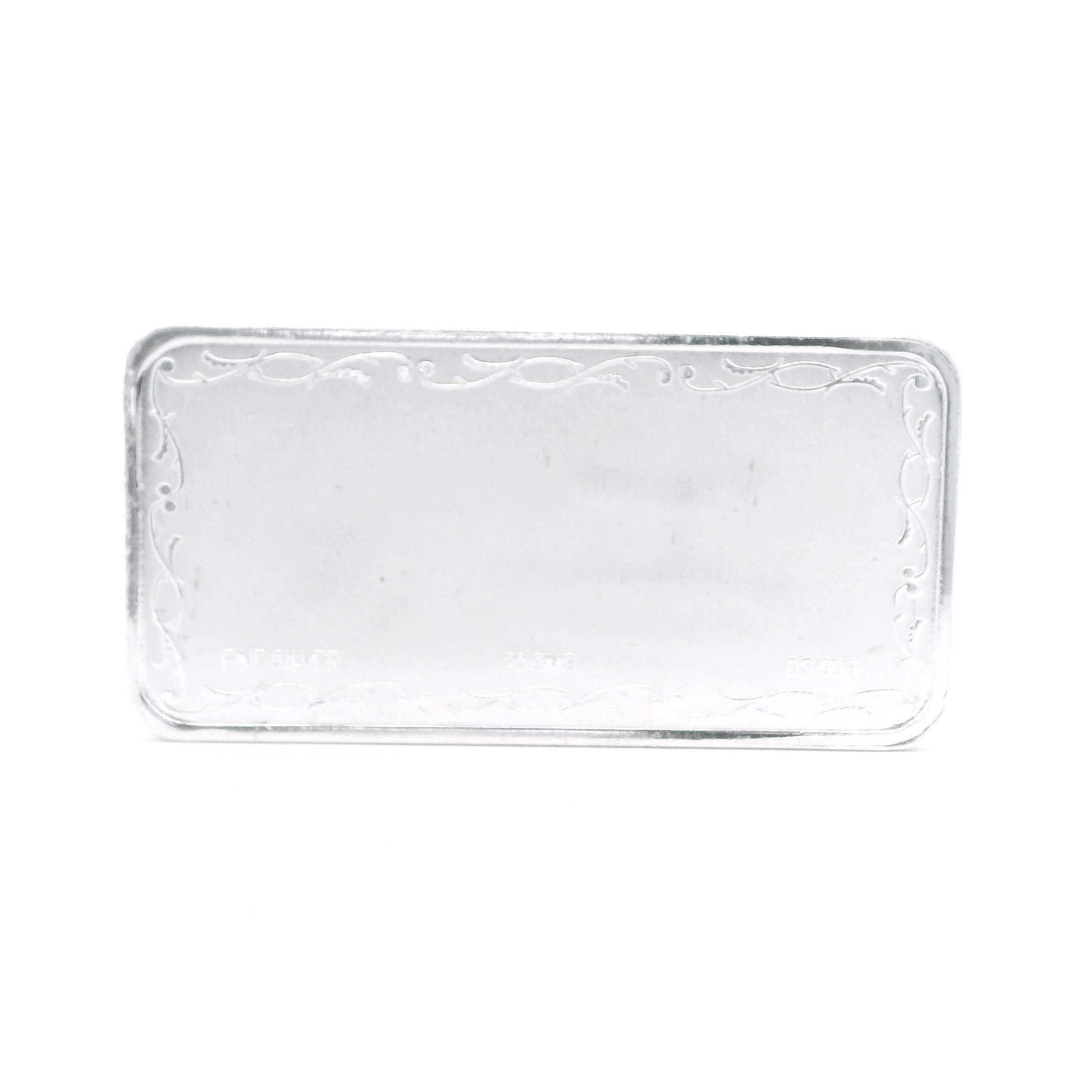 Shimmering Birthday Silver Biscuit