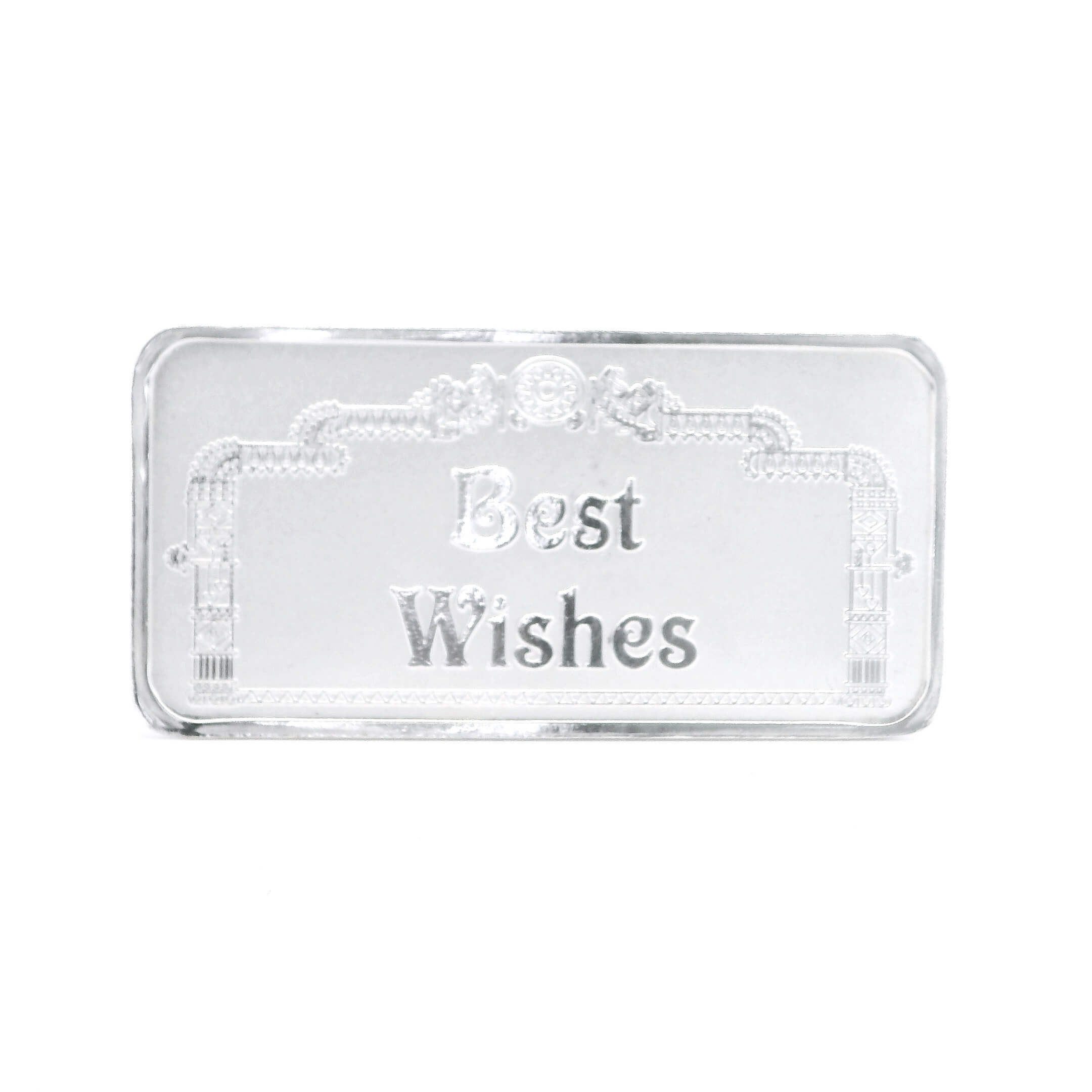 Striking Shimmer Silver Biscuit