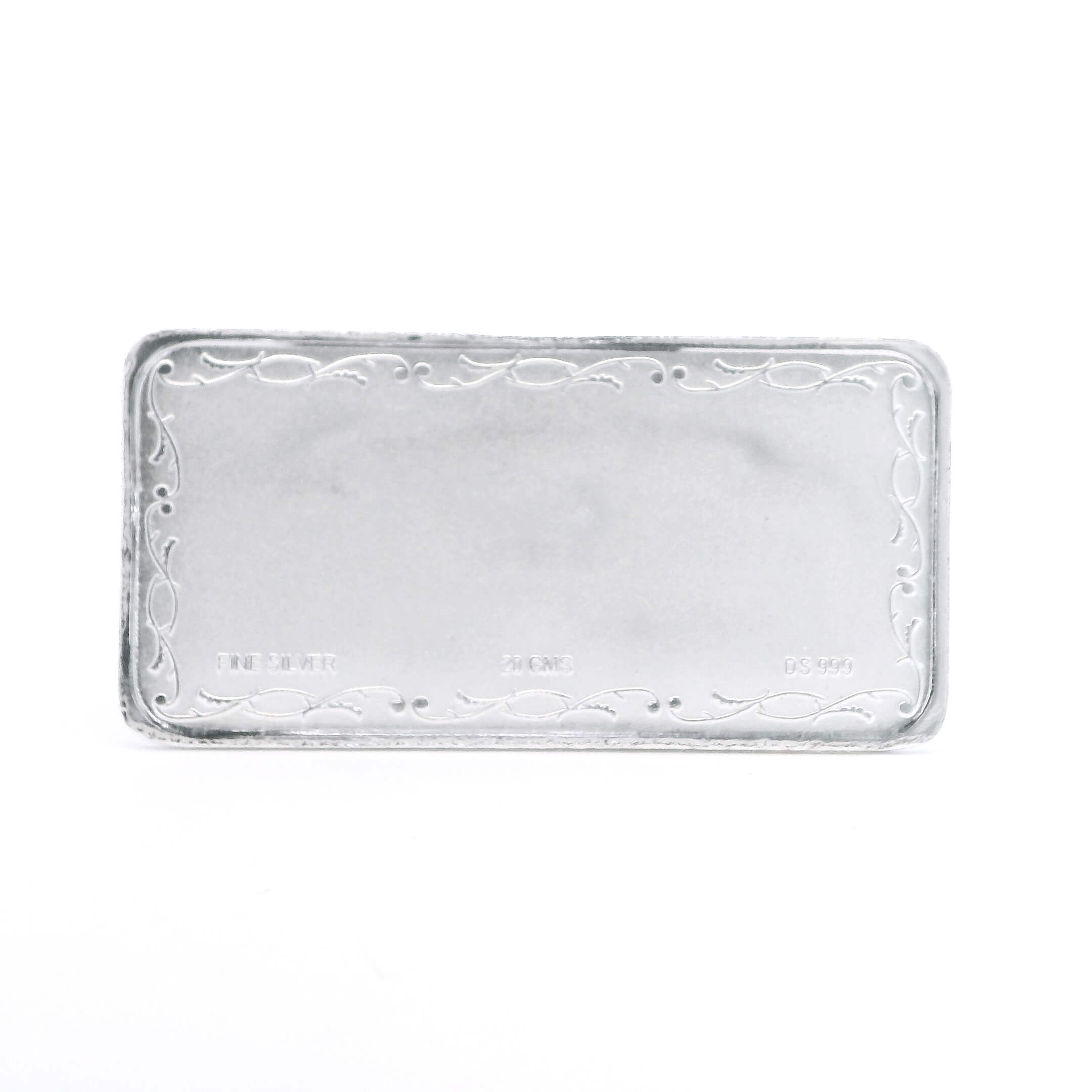 Striking Shimmer Silver Biscuit