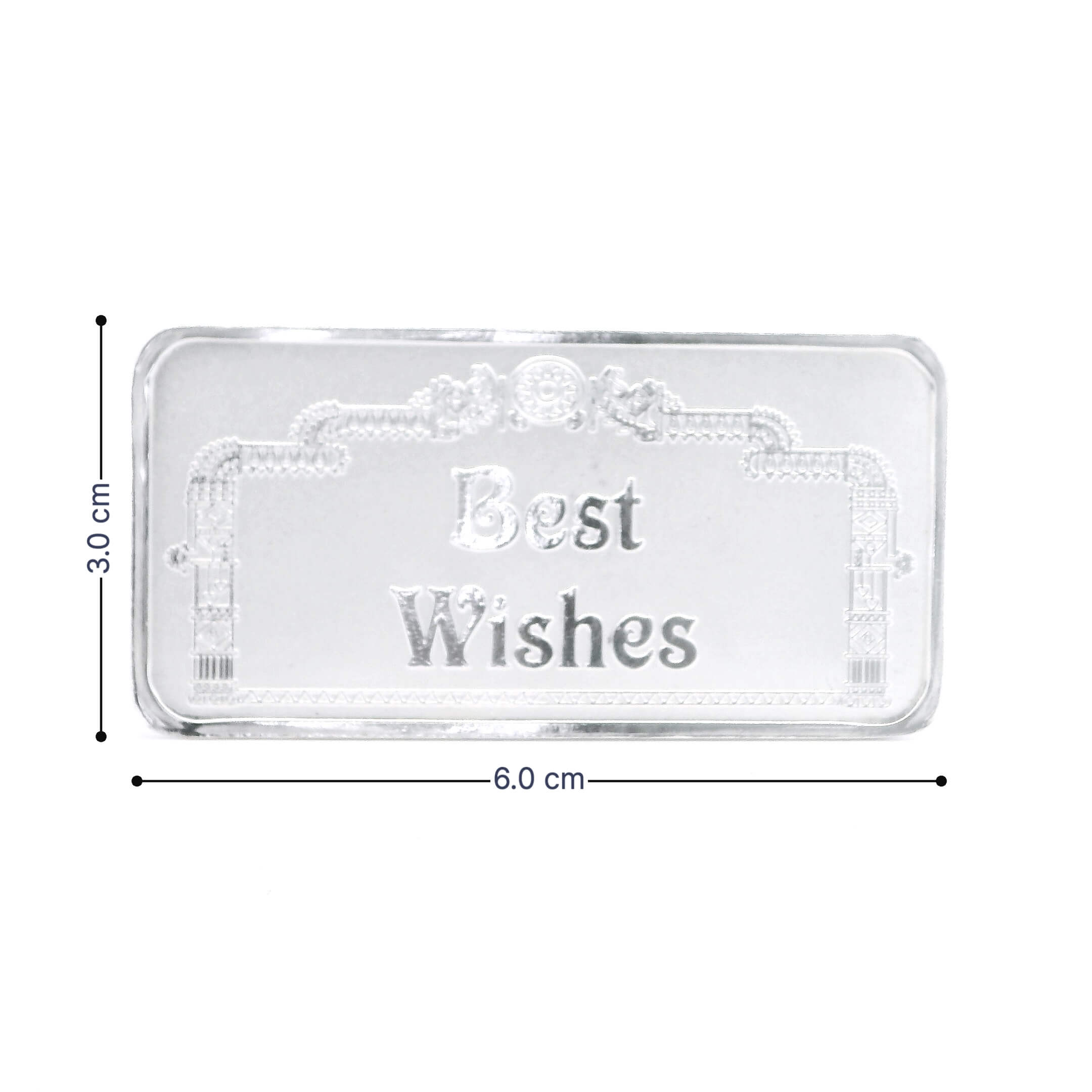 Striking Shimmer Silver Biscuit