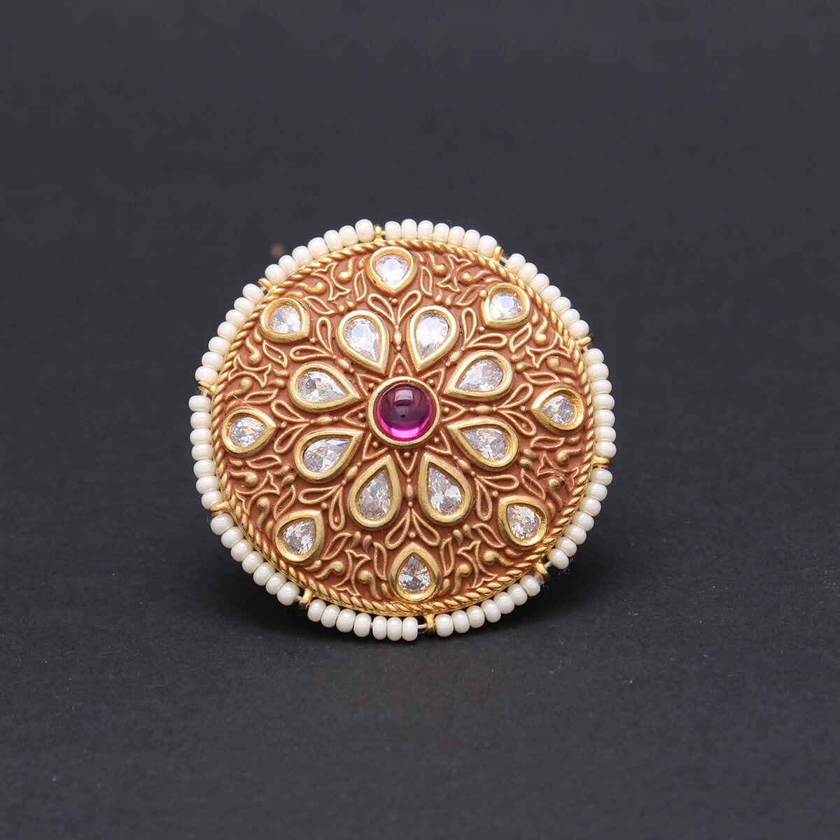 Designer Kundan Ring