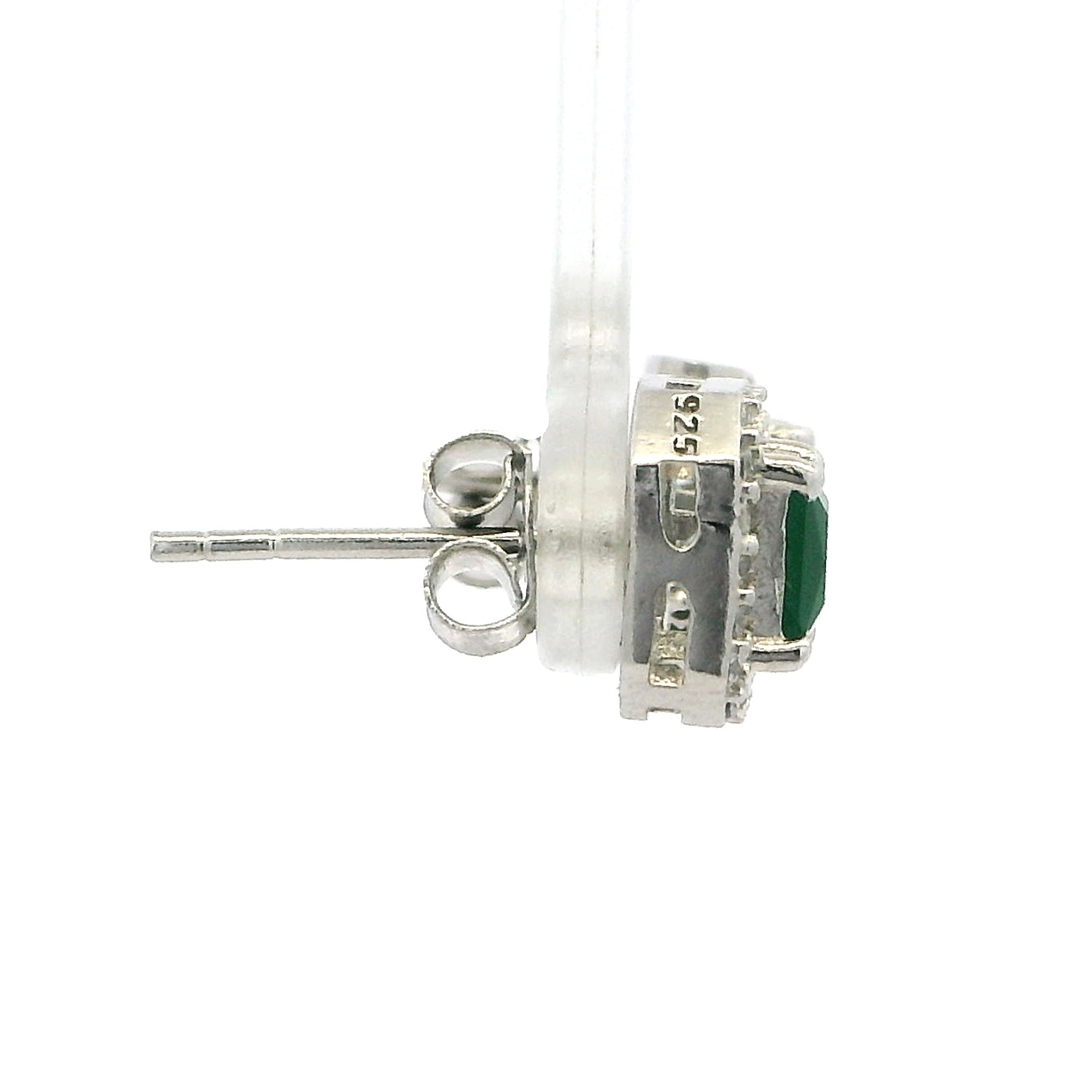 Timeless Emerald Square-Cut Pendant Set