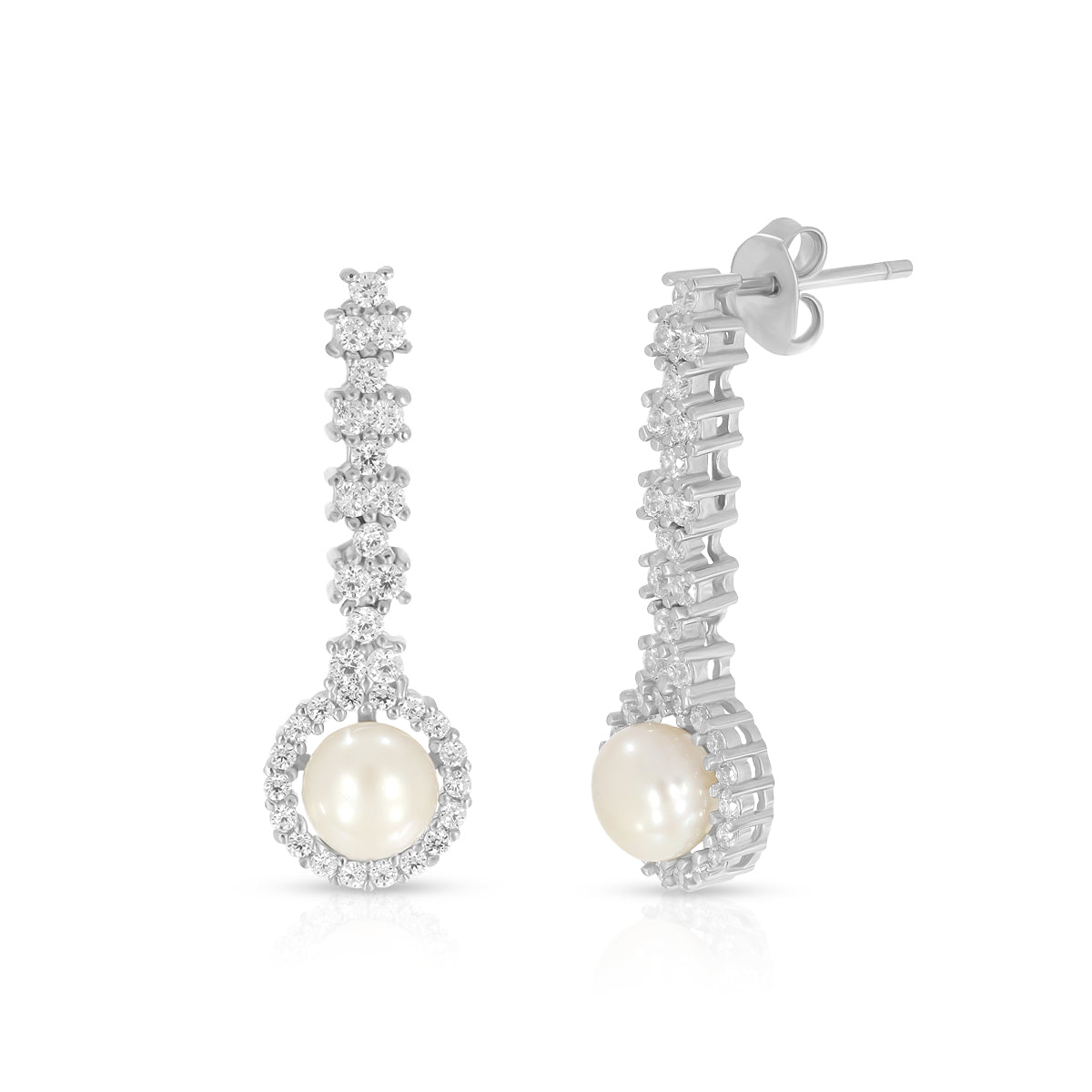 Elegant Pearl Accent Necklace Set