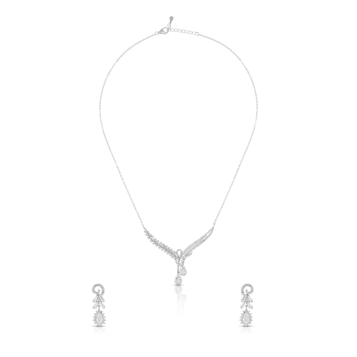 Minimal Floral Necklace Set