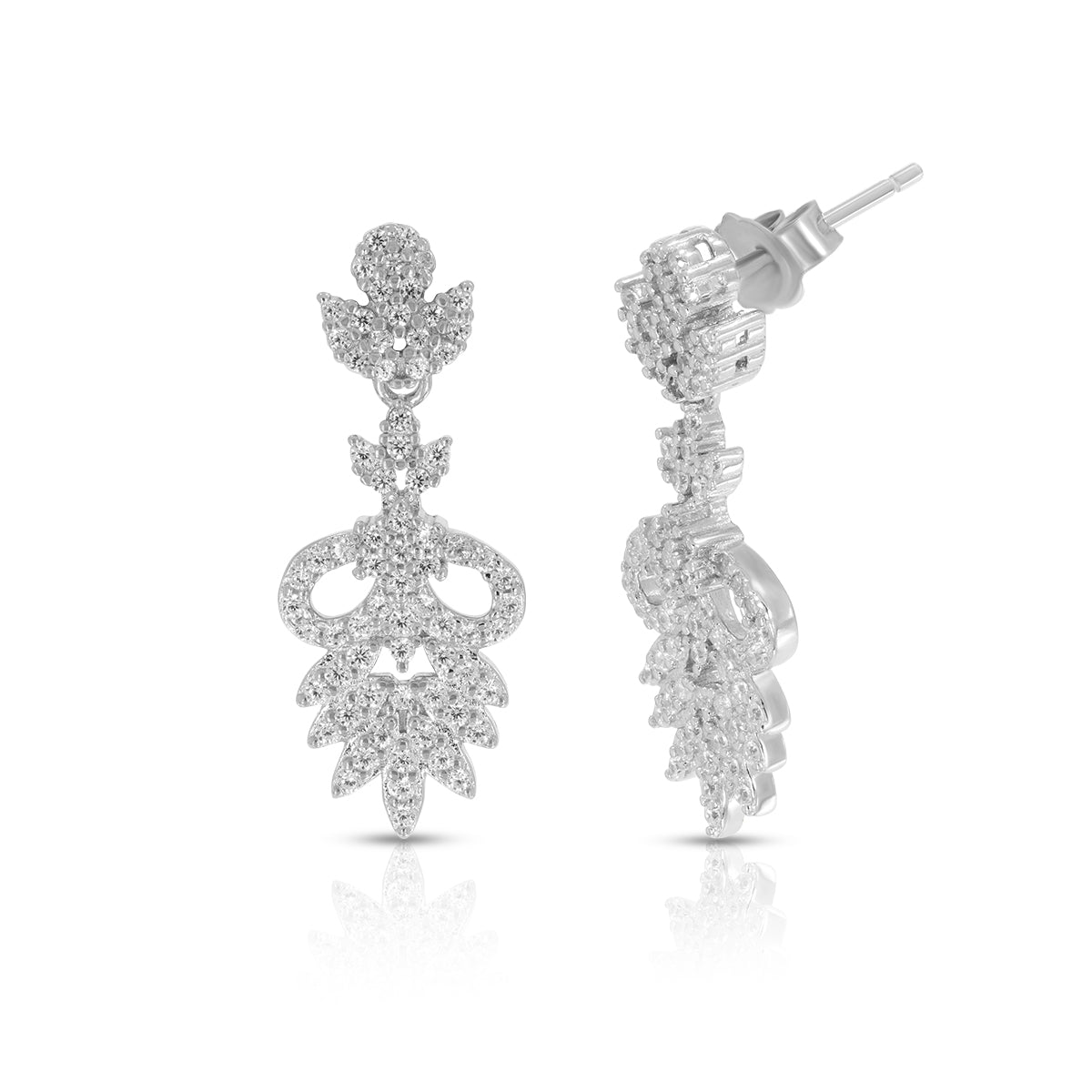 Graceful Floral Design Necklace Set