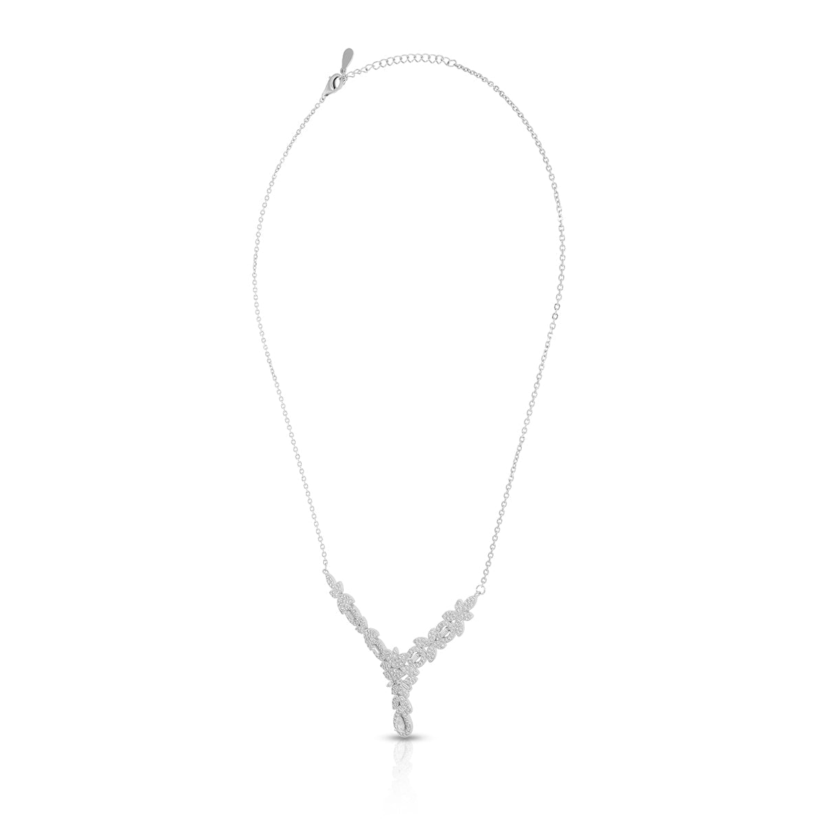 Graceful Drop Motif Necklace Set