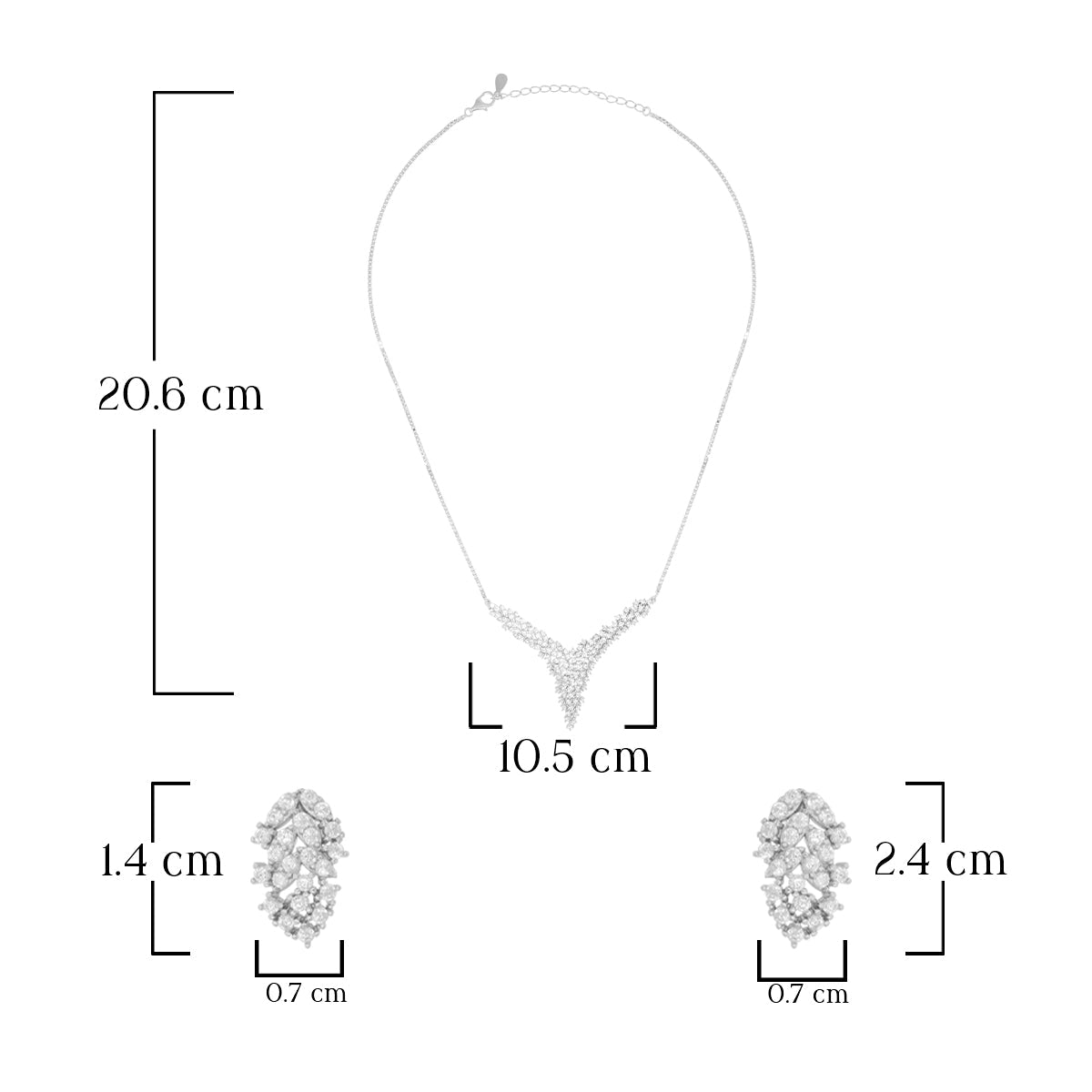 Classic Vine Pattern Necklace Set