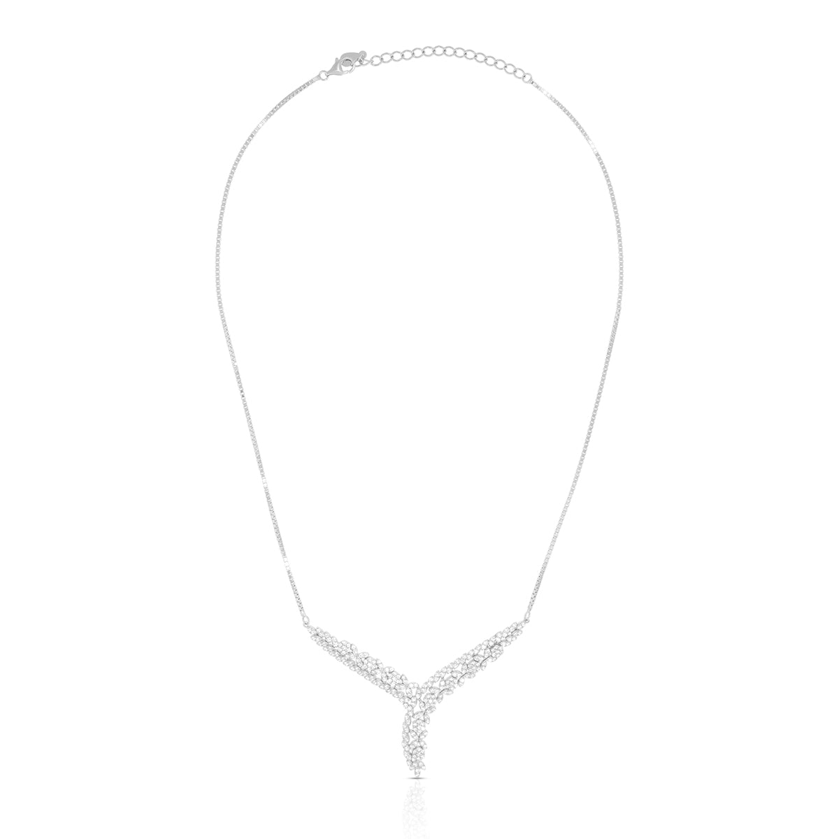 Delicate Leaf Design Necklace Set