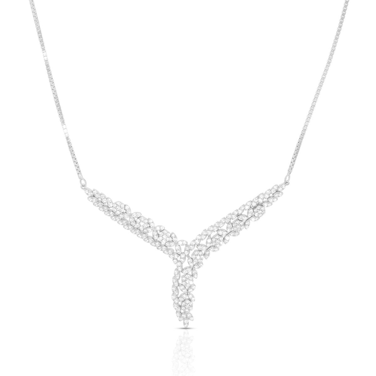 Delicate Leaf Design Necklace Set