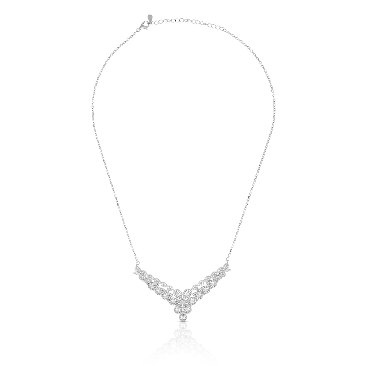 Floral Drop Necklace Set