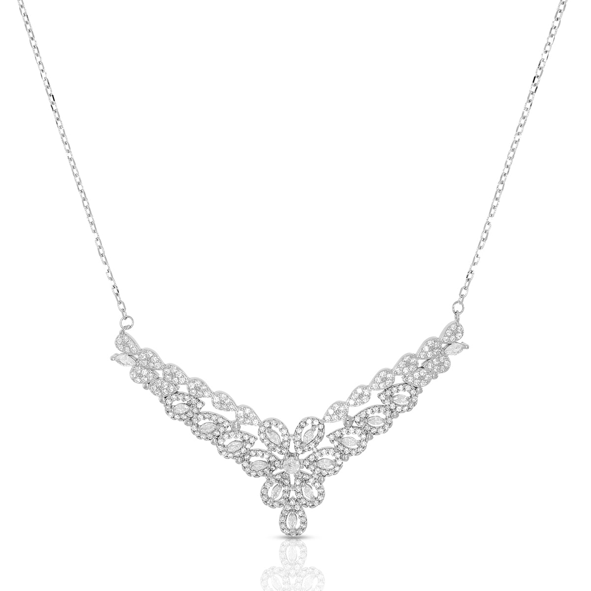 Floral Drop Necklace Set