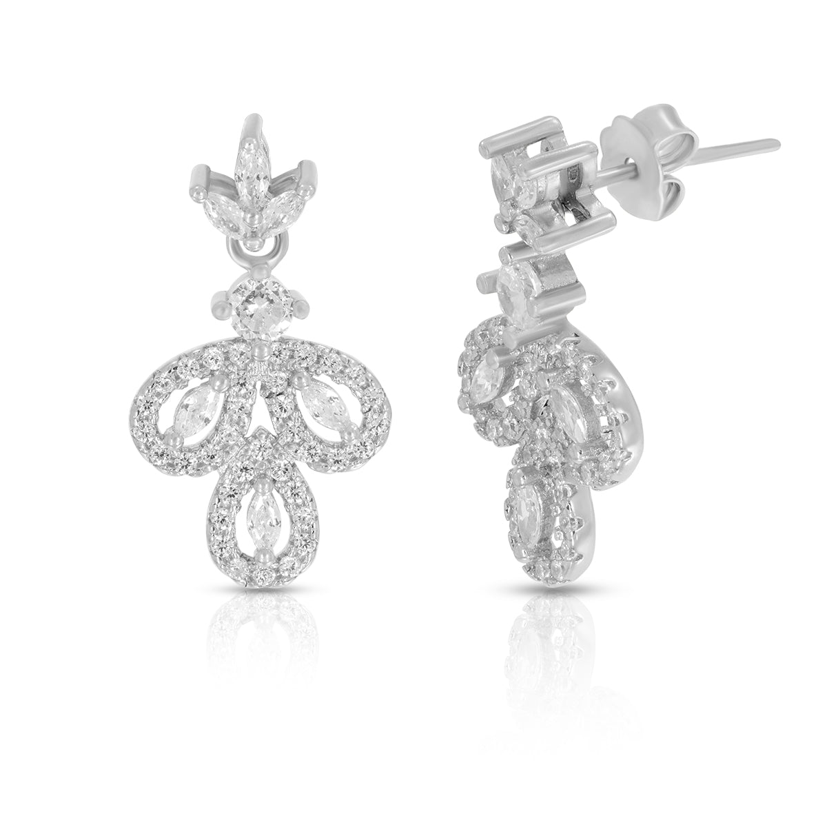 Floral Drop Necklace Set