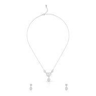 Heart Drop Necklace Set