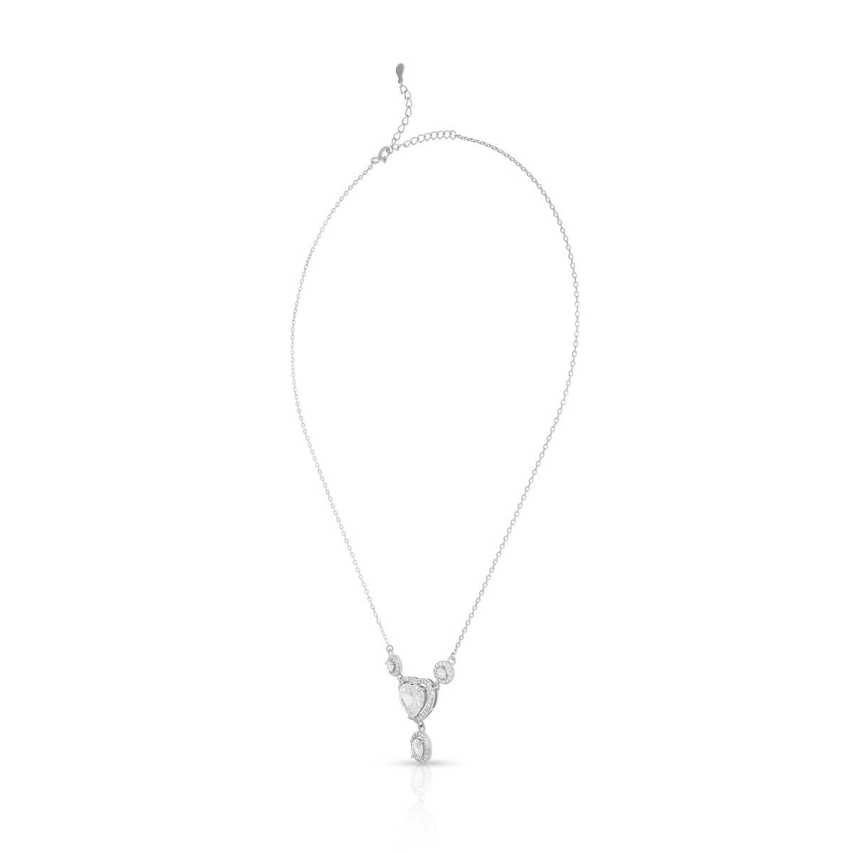Heart Drop Necklace Set