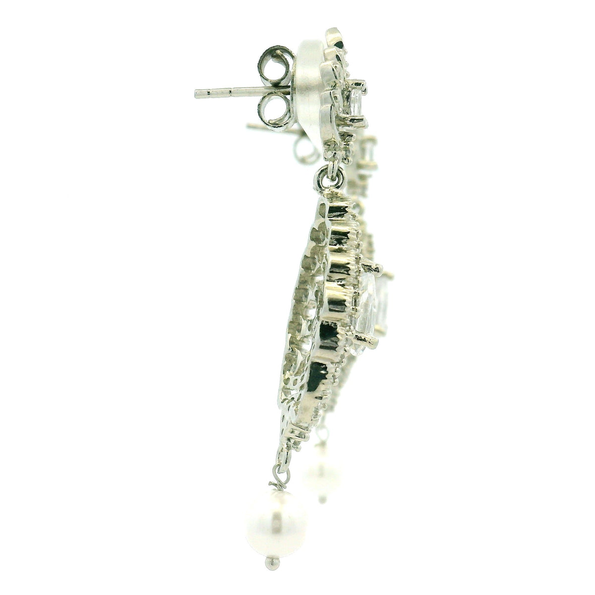 Party Wear Silver Necklace Set