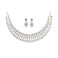 Shimmering Teardrop Necklace Set