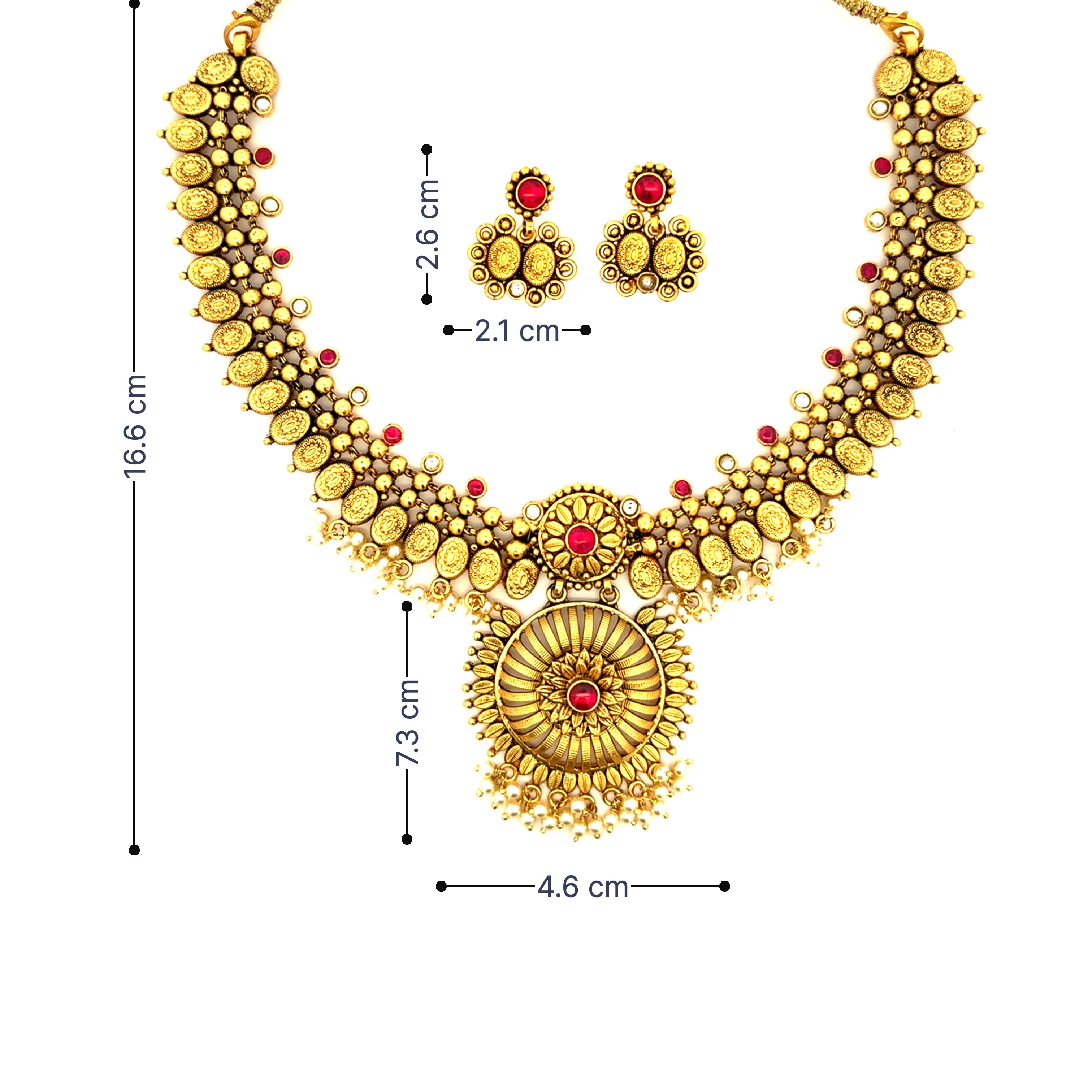 Gold Plated Necklace Set