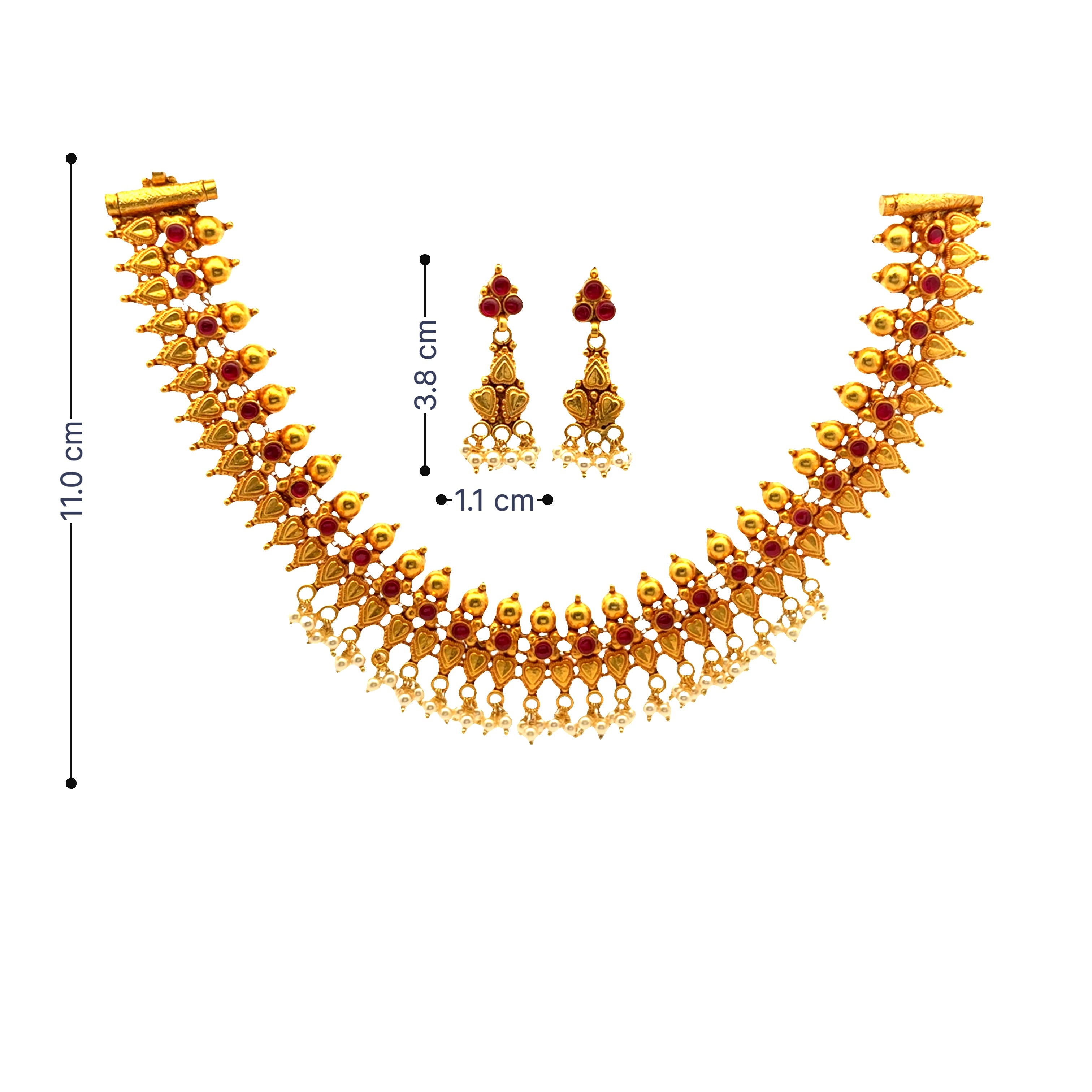 Gold Plated Necklace Set