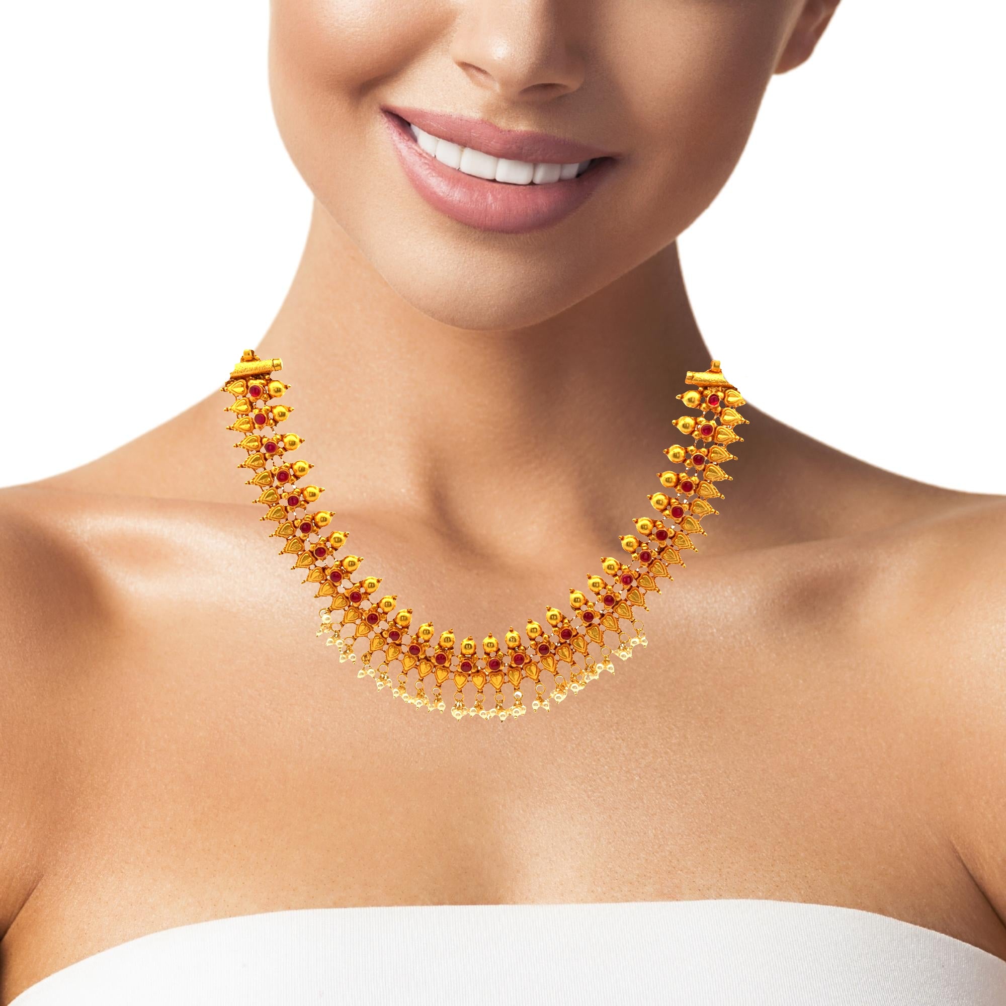 Gold Plated Necklace Set