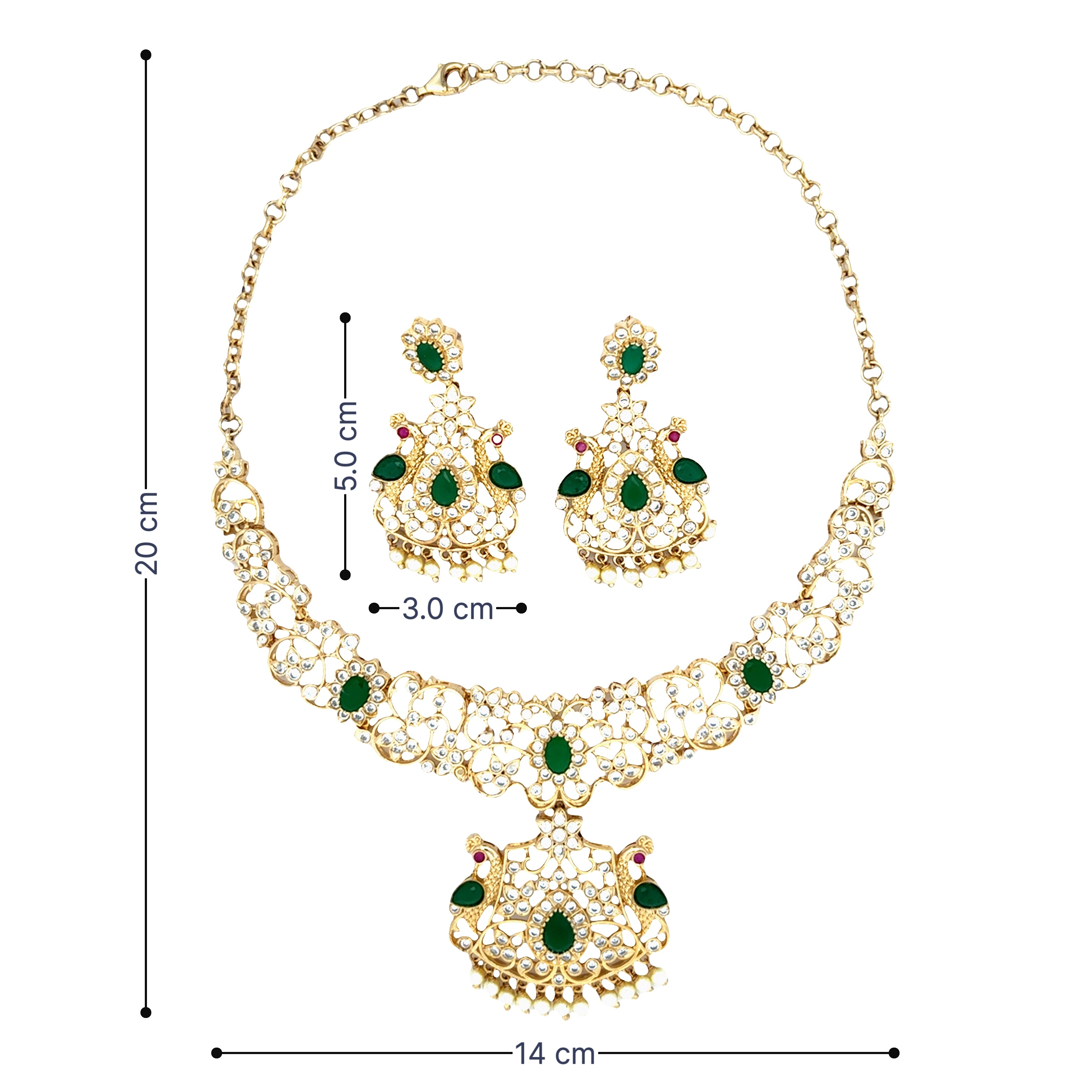 Gold Plated Necklace Set