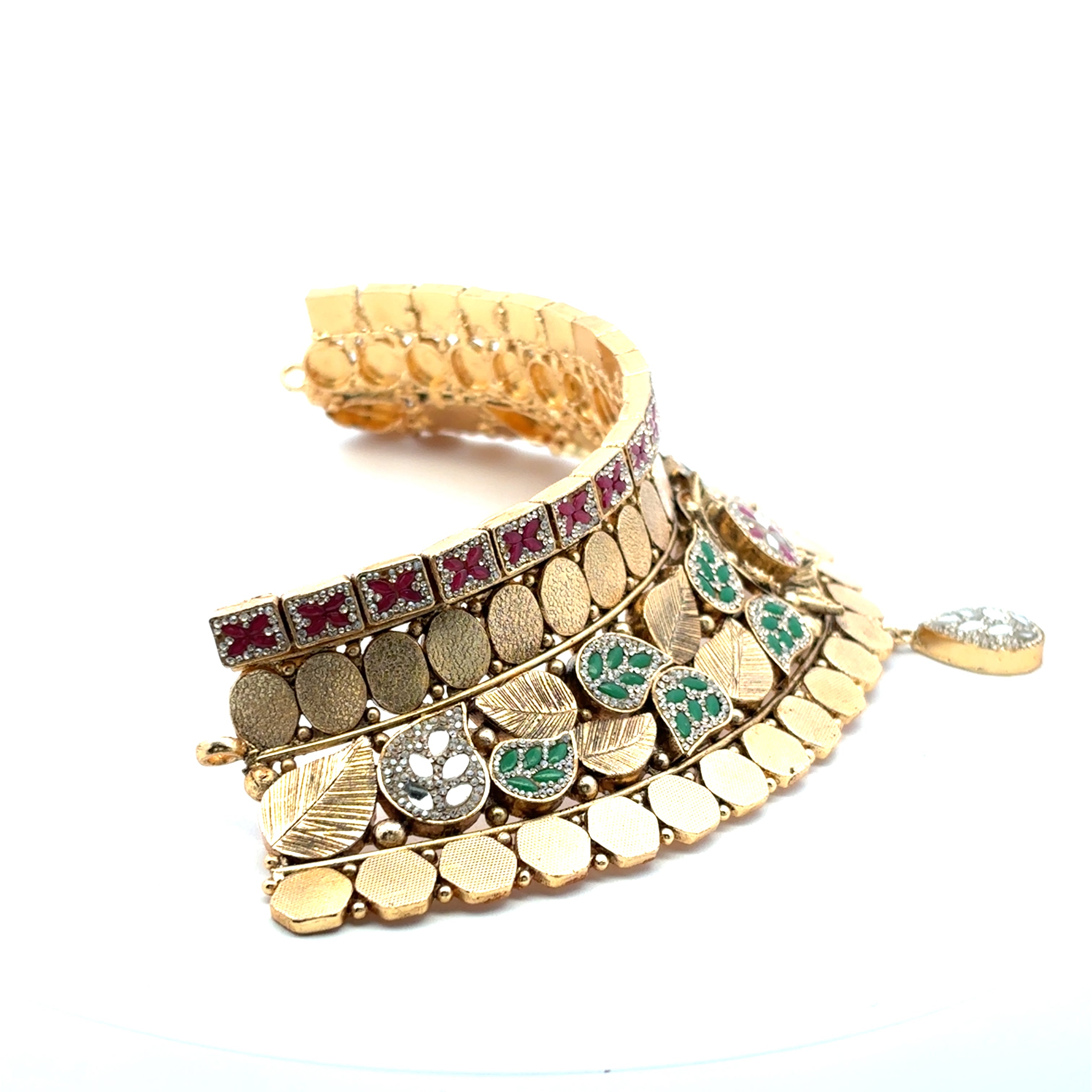 Imperial Festive Gold Plated Necklace Set