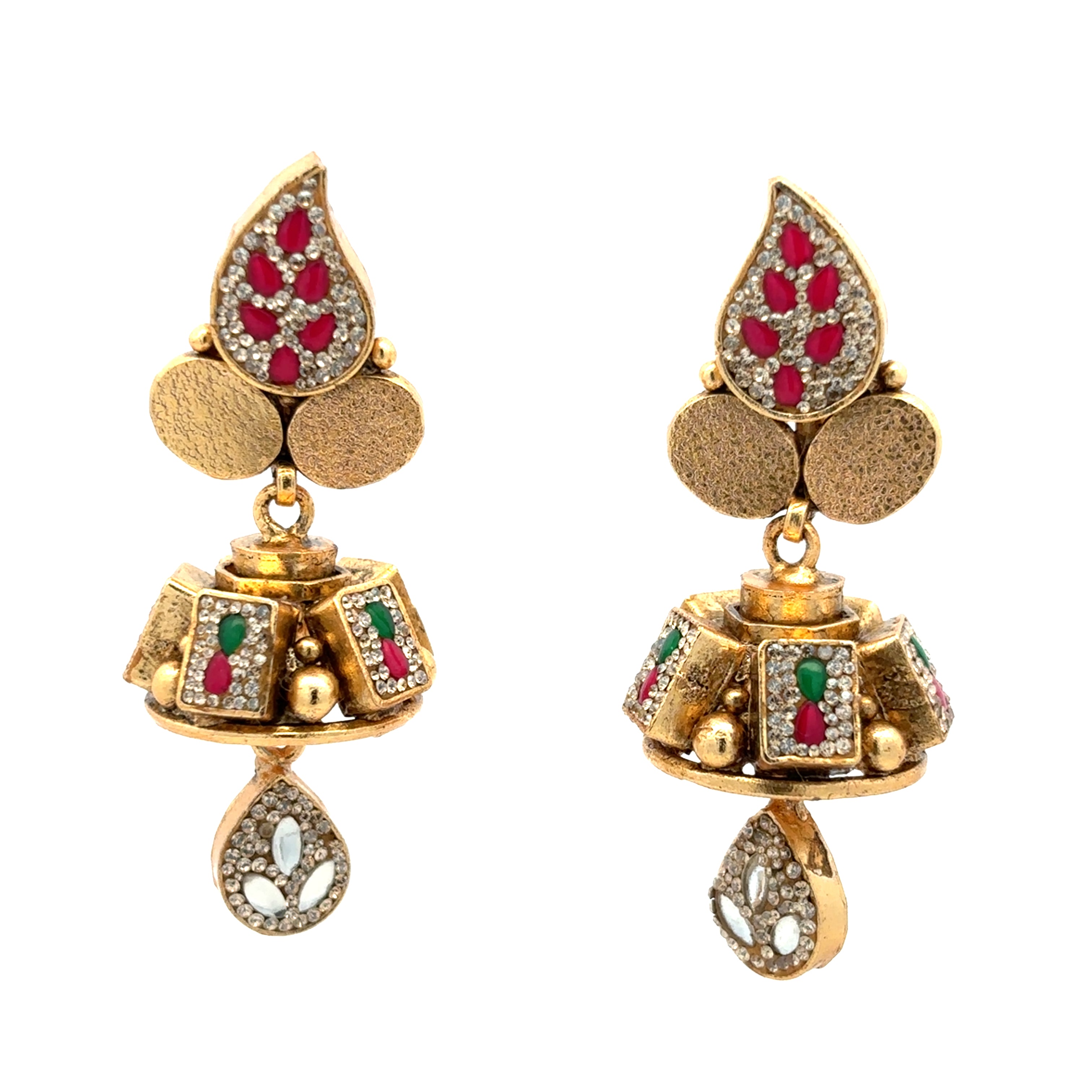 Imperial Festive Gold Plated Necklace Set