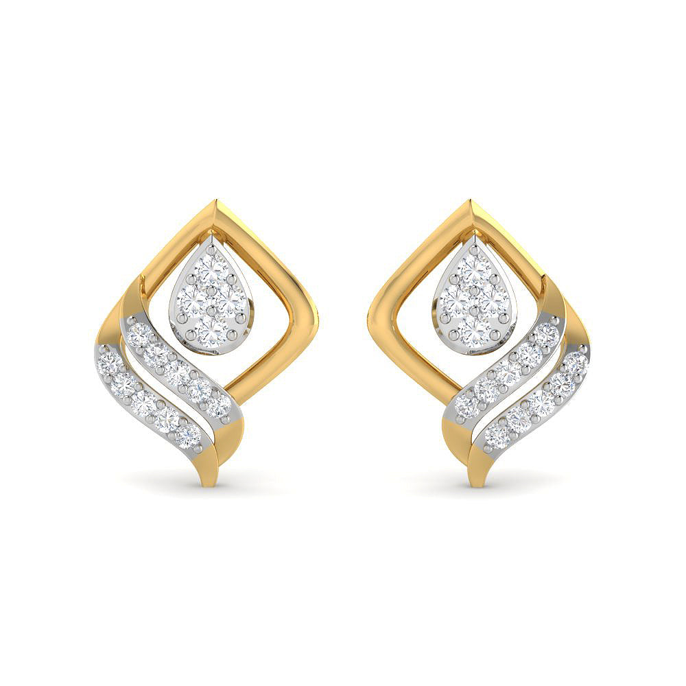 Lush Radiance 9K Diamond Studs