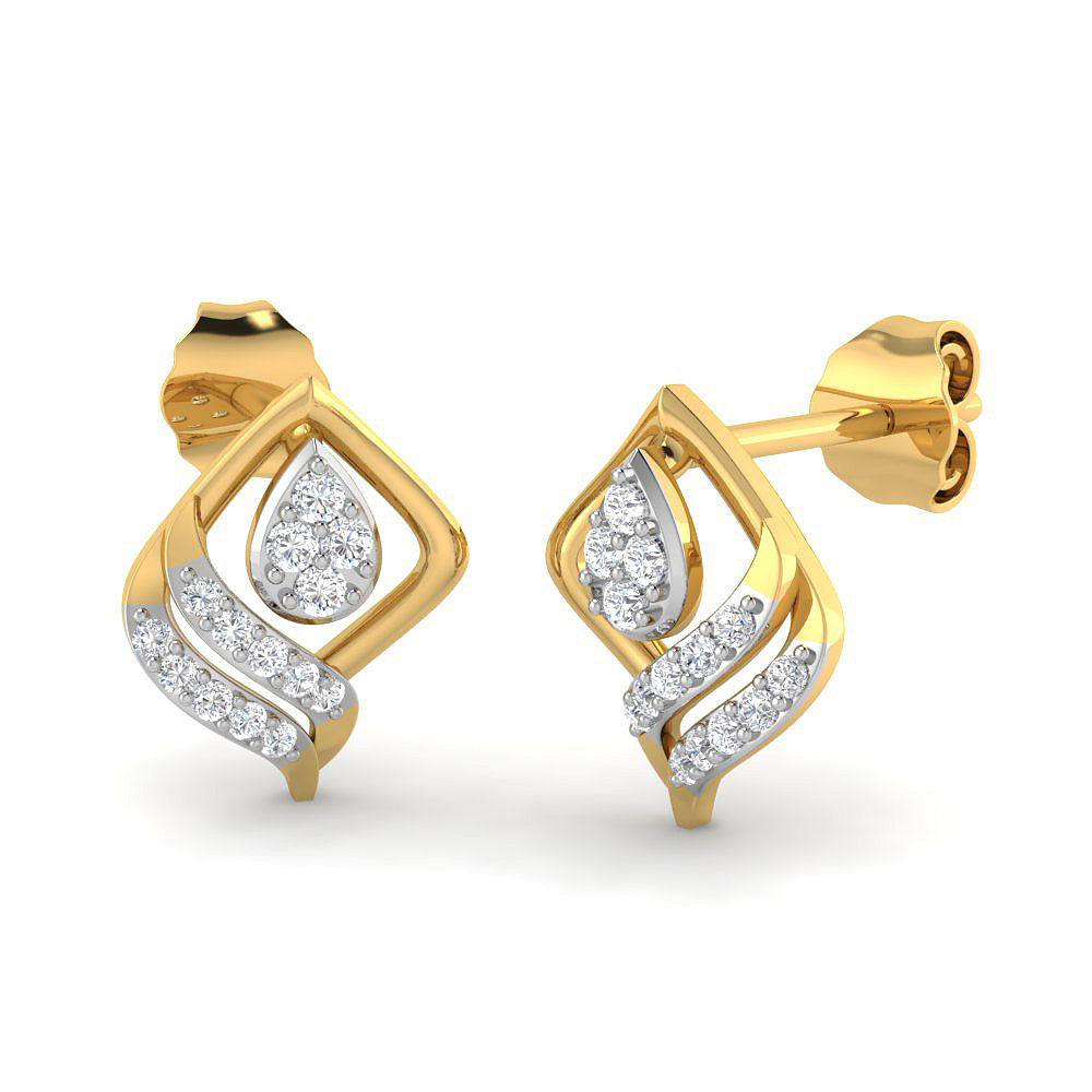 Lush Radiance 9K Diamond Studs