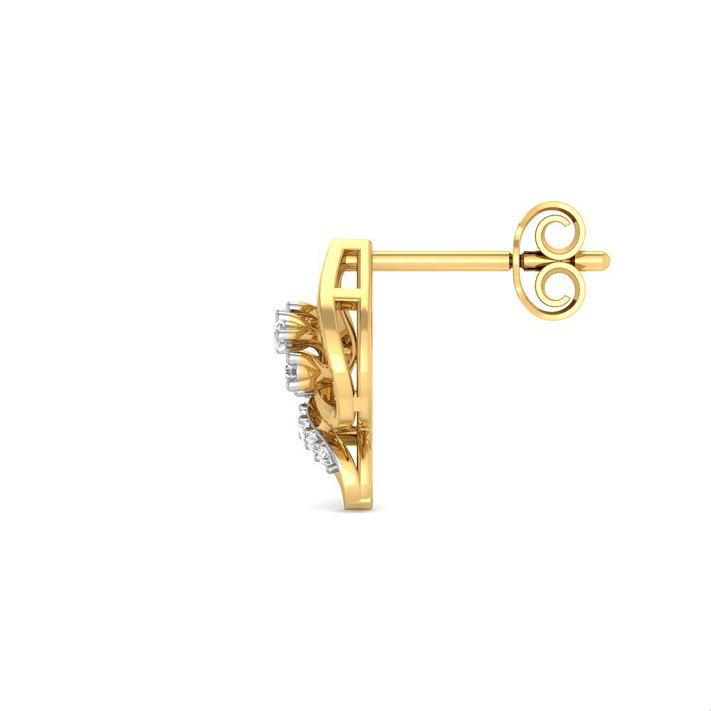 Whisper in Blossom 9K Diamond Studs