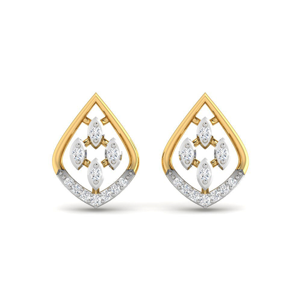 Enchanting Lure 9K Diamond Studs